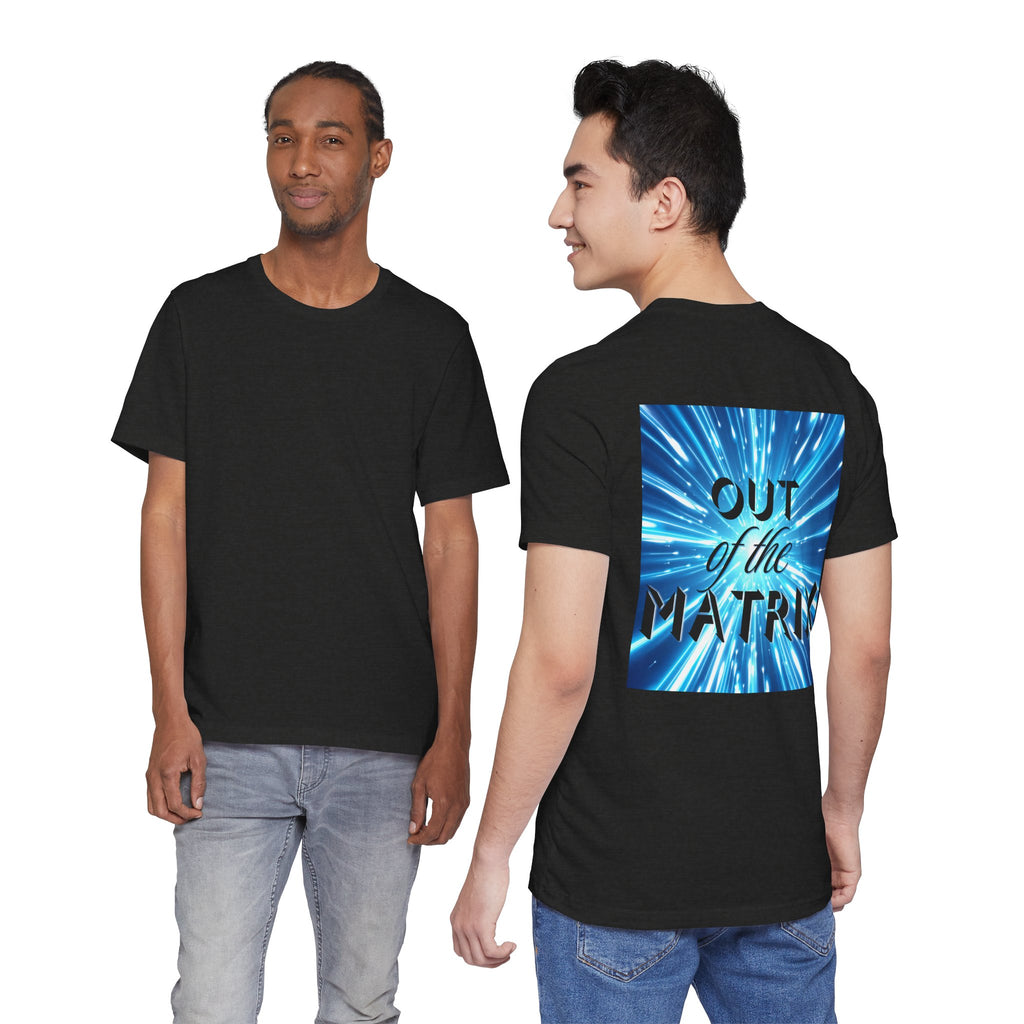 Out of the Matrix – Futuristic Graphic Statement T-Shirt