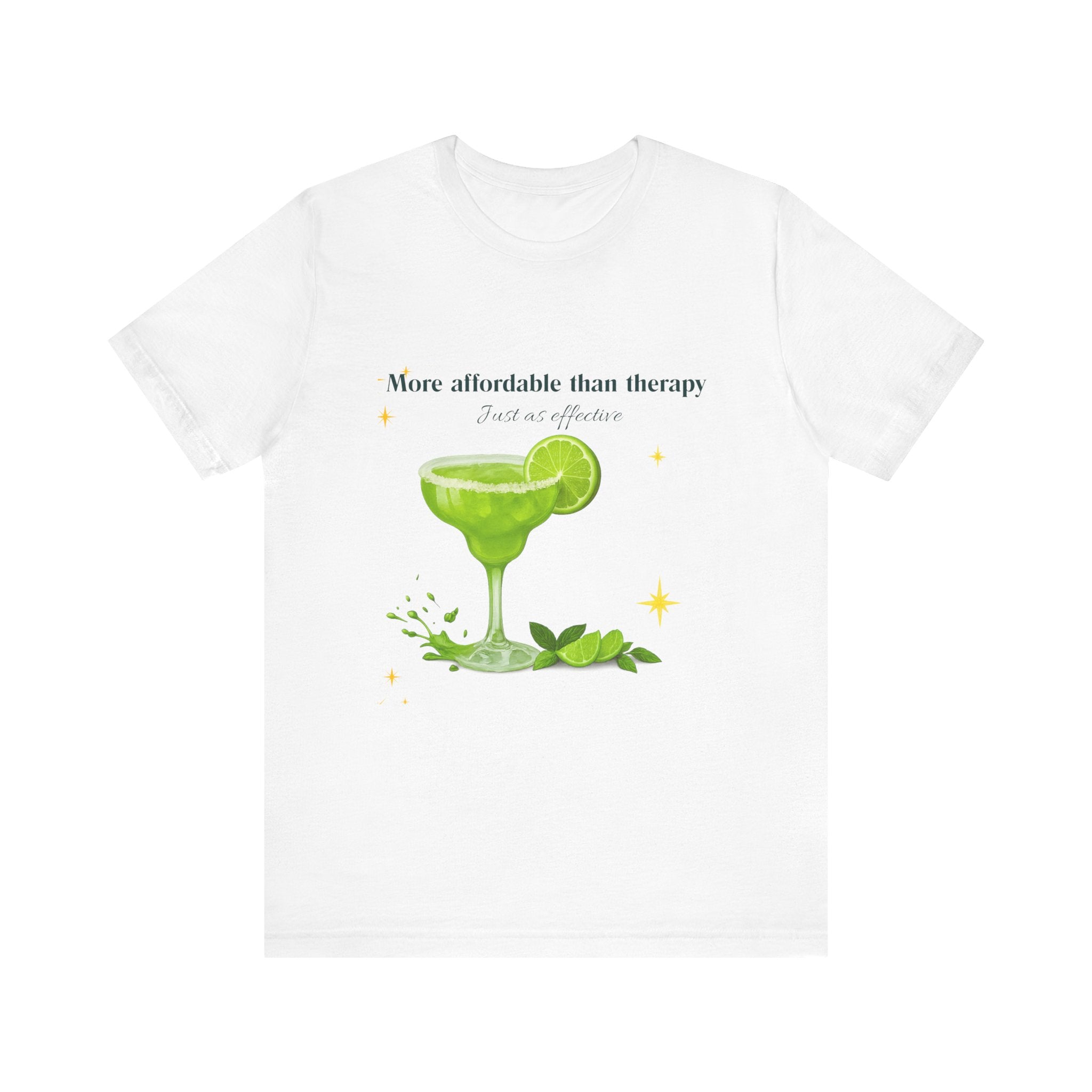 Margarita Therapy T-Shirt – Funny Summer Cocktail Tee, Unisex Humor Shirt for Taco Tuesday, Girls Brunch, or Beach Vibes