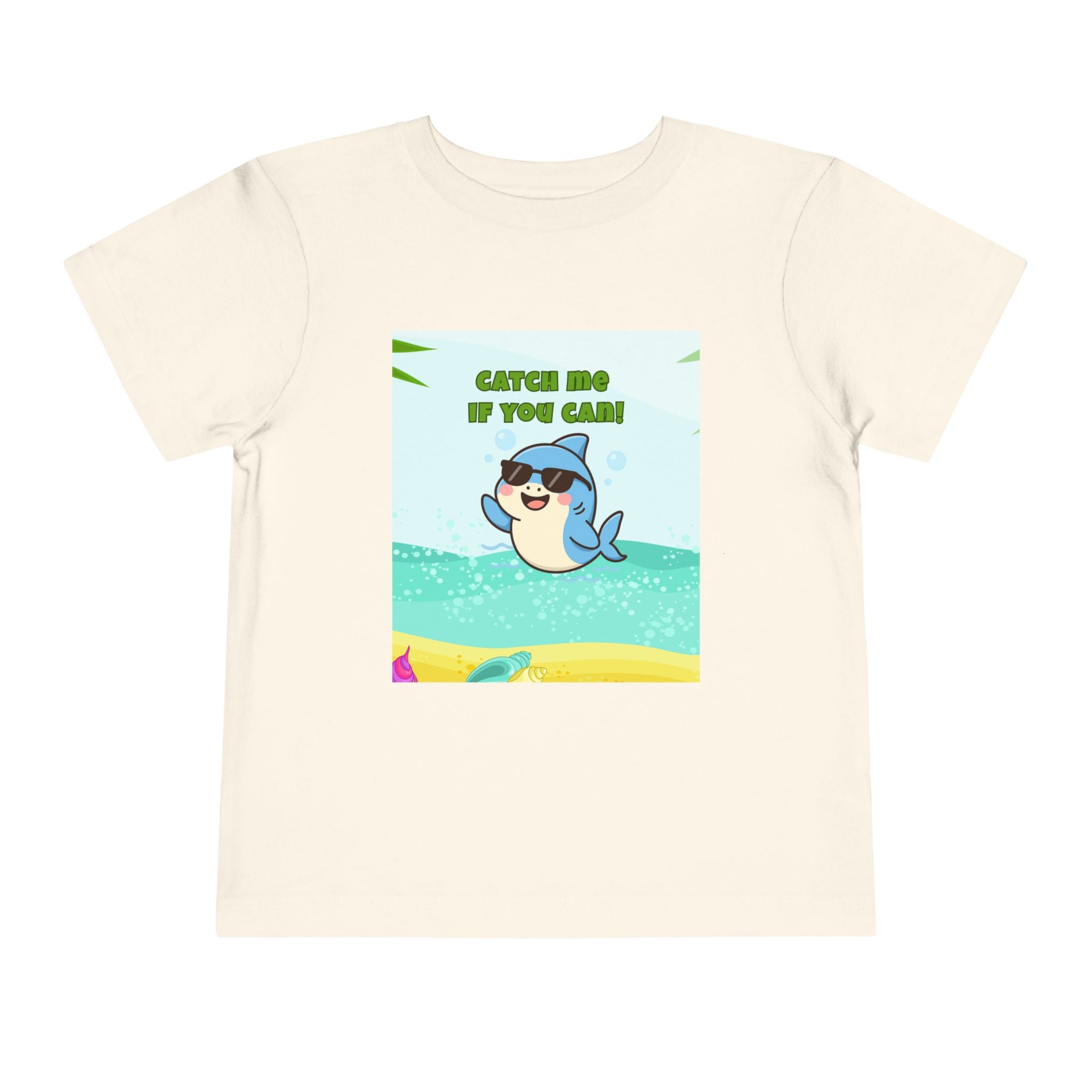Catch Me If You Can Shark T-Shirt – Cute Toddler Tee, Fun Summer Kids Shirt