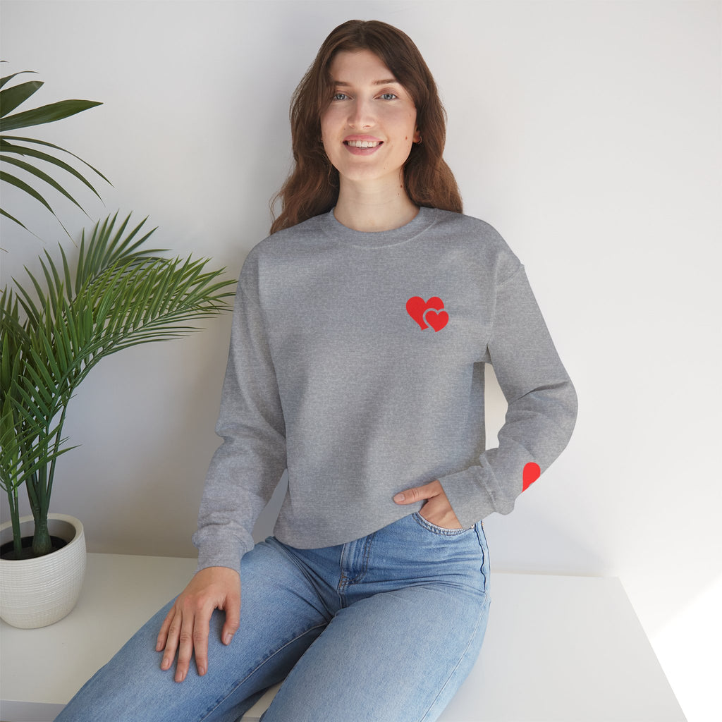 Minimal Heart Valentine Sweatshirt | Cozy Romantic Pullover