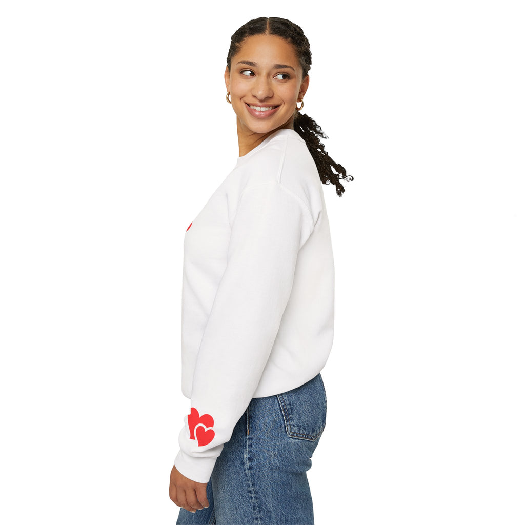 Minimal Heart Valentine Sweatshirt | Cozy Romantic Pullover
