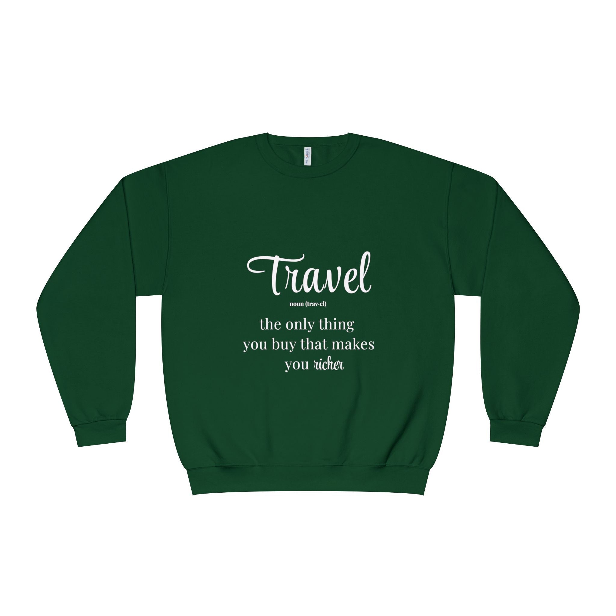 Classic White Crewneck Sweatshirt – Unisex Cozy Pullover