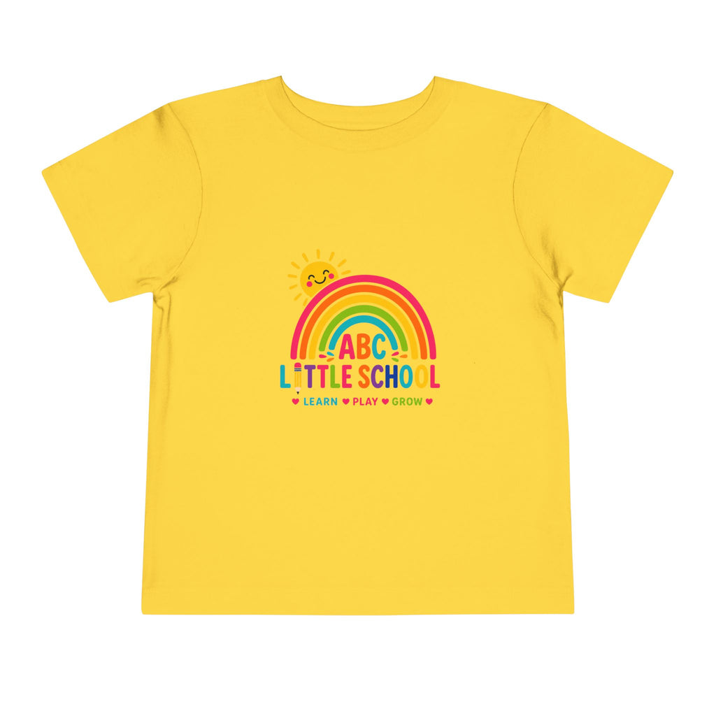 Toddler Tee — ABC Little School Rainbow Back-to-School Shirt