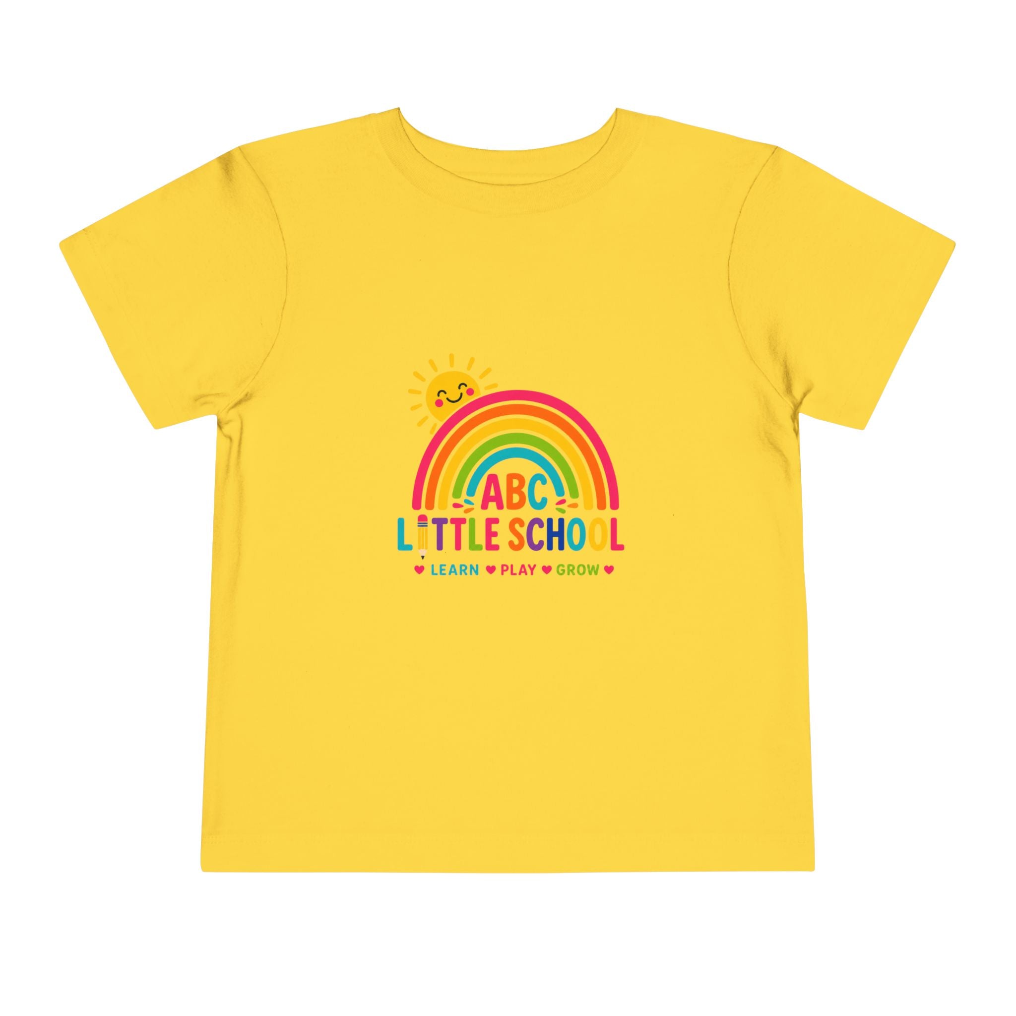 Toddler Tee — ABC Little School Rainbow Back-to-School Shirt