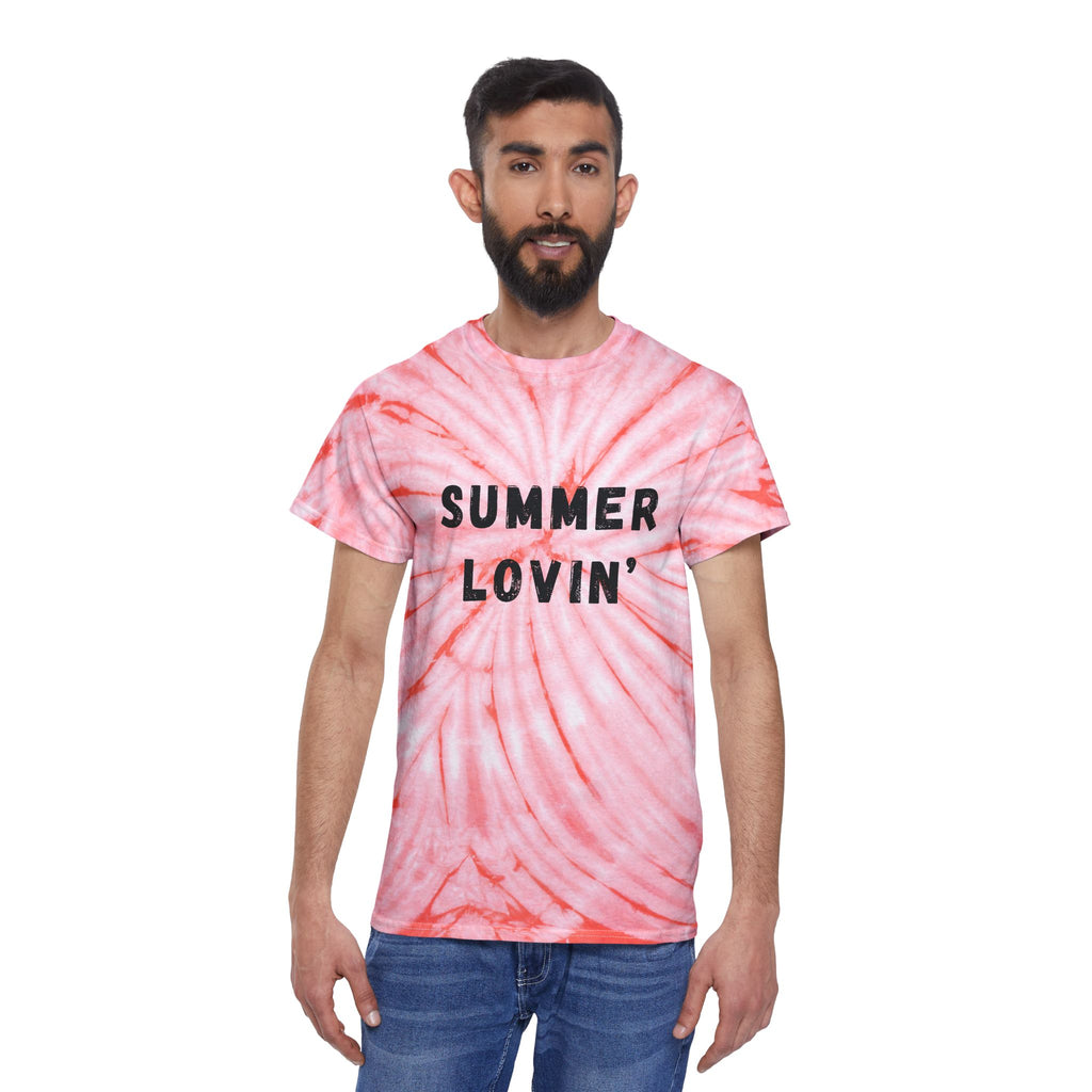 Custom Summer Lovin Tie-Dye T-Shirt | Personalized Retro Style Cyclone Tee