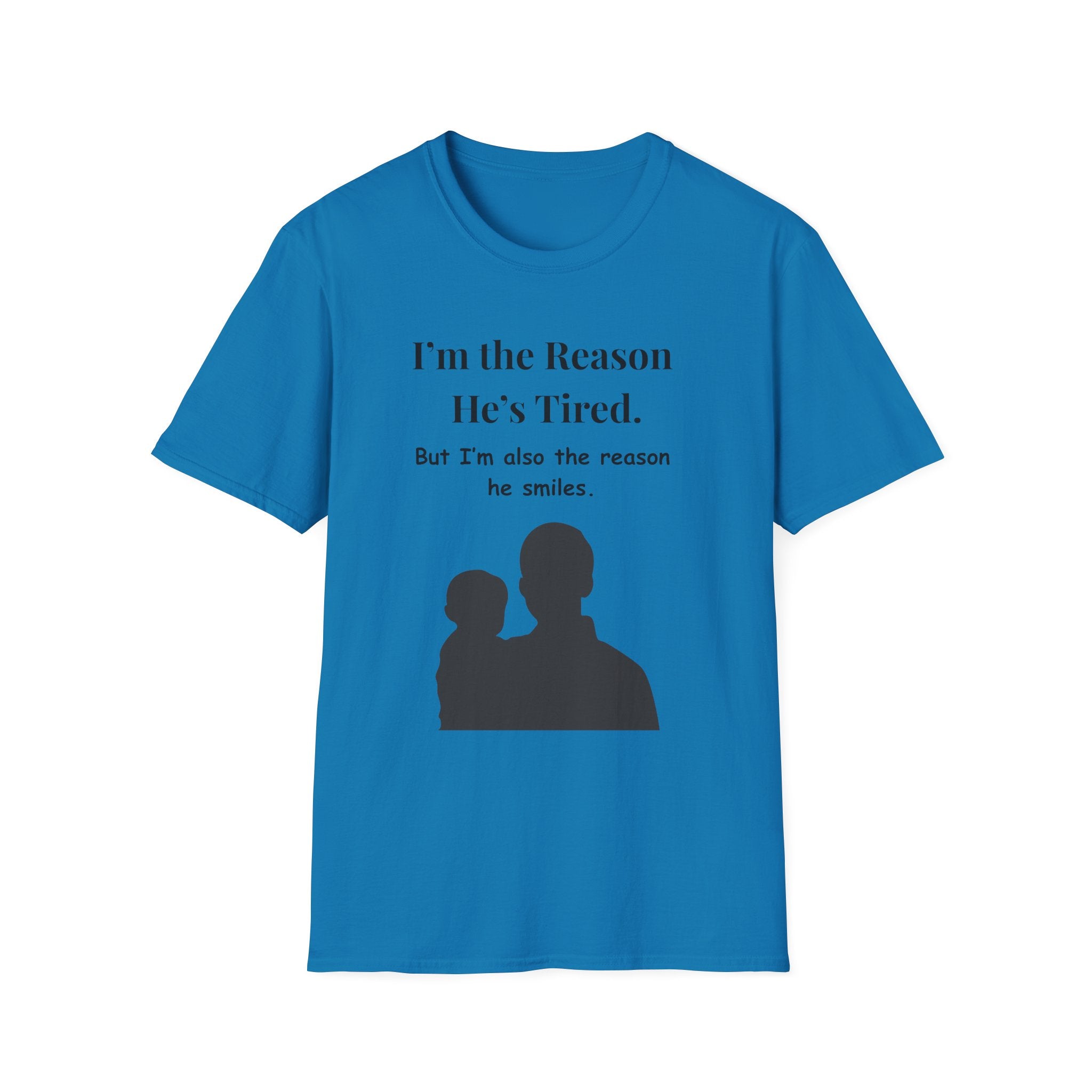 Funny Fathers Day Shirt  Im the Reason Hes Tired Gift from Kids