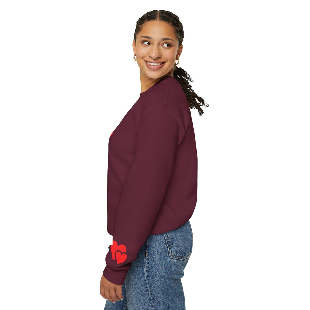 Minimal Heart Valentine Sweatshirt | Cozy Romantic Pullover
