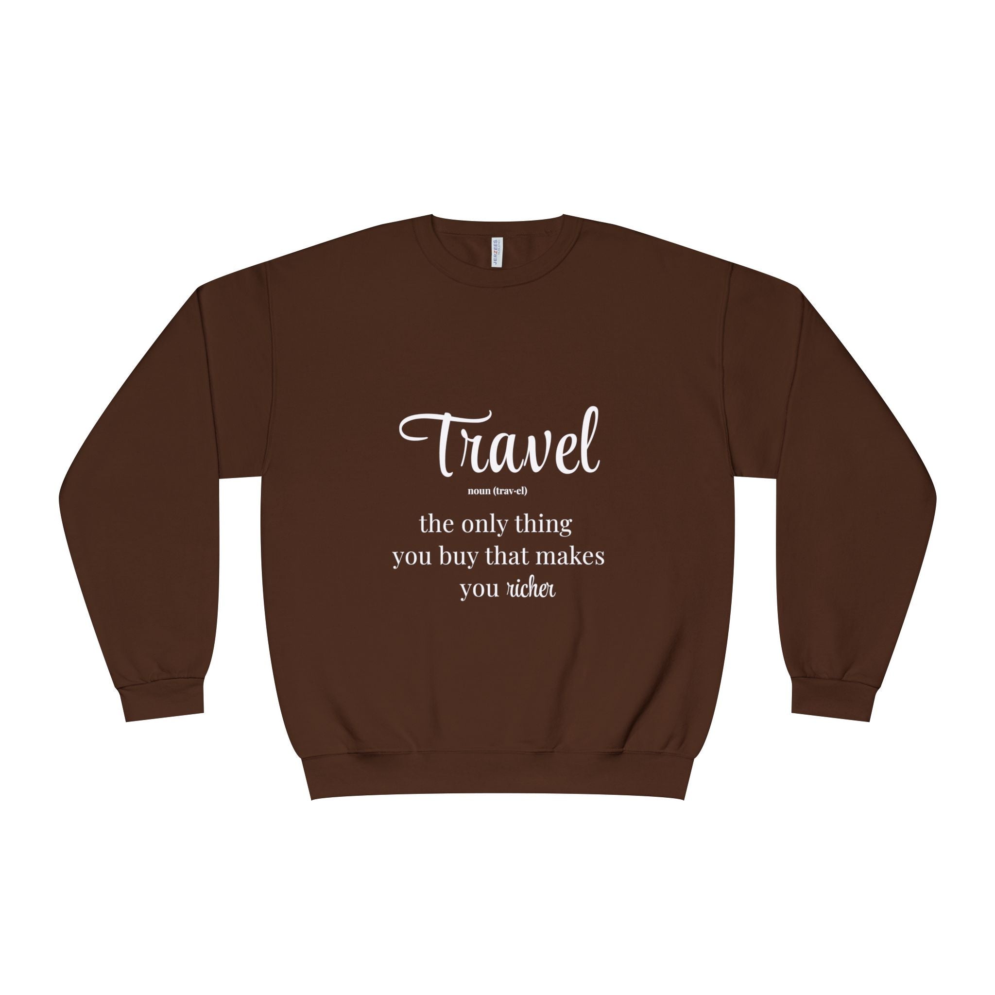 Classic White Crewneck Sweatshirt – Unisex Cozy Pullover