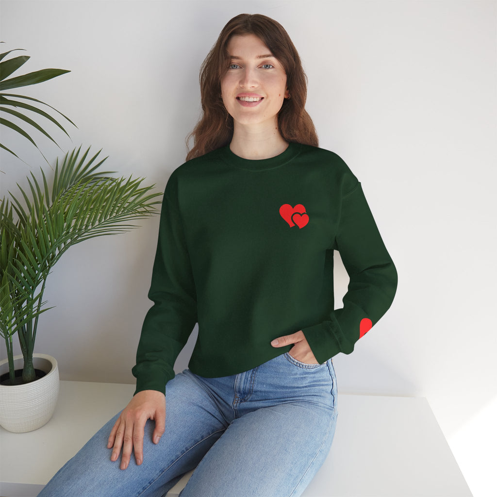 Minimal Heart Valentine Sweatshirt | Cozy Romantic Pullover