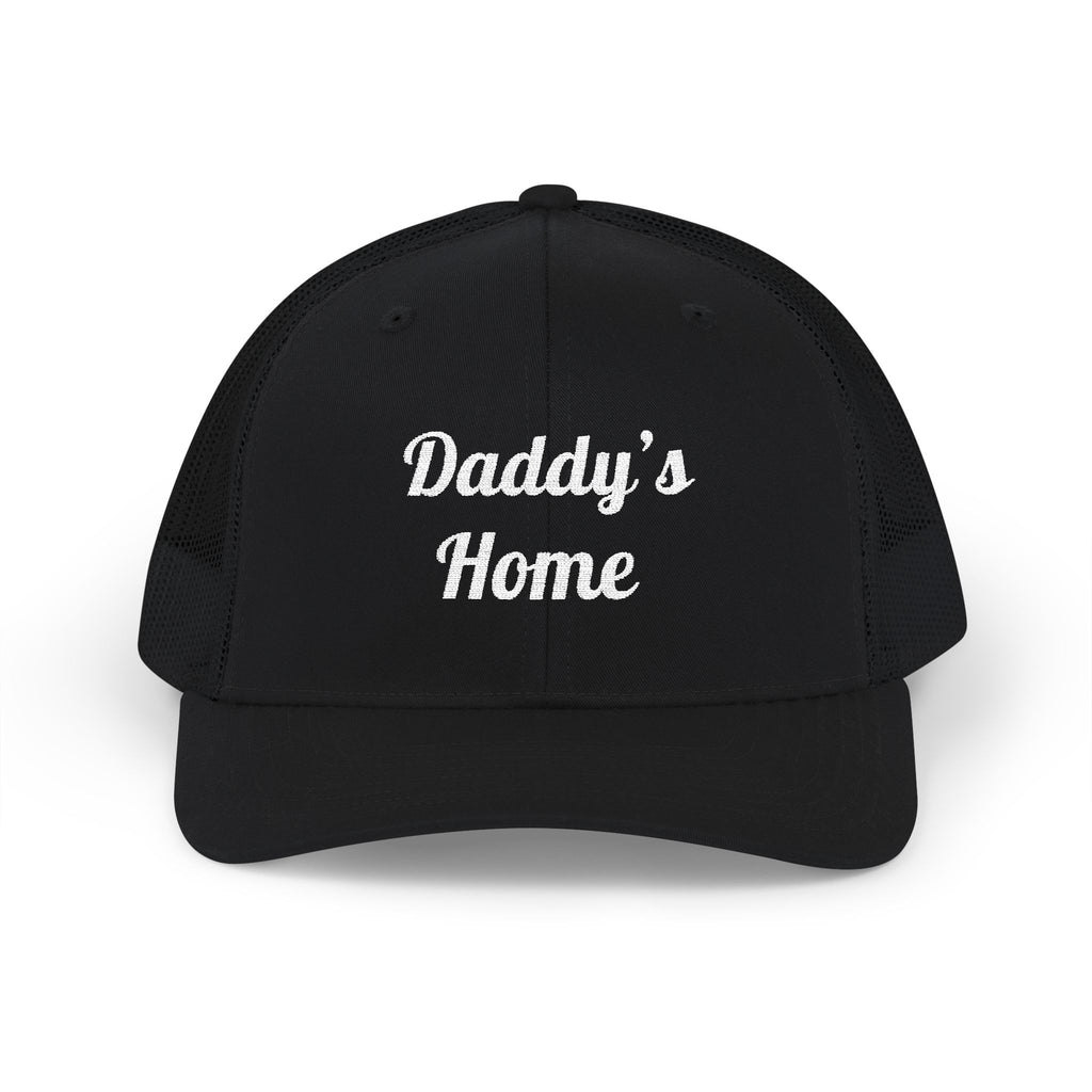 Gray and black trucker cap with 'Sierra Spirit Co.' logo on a white background