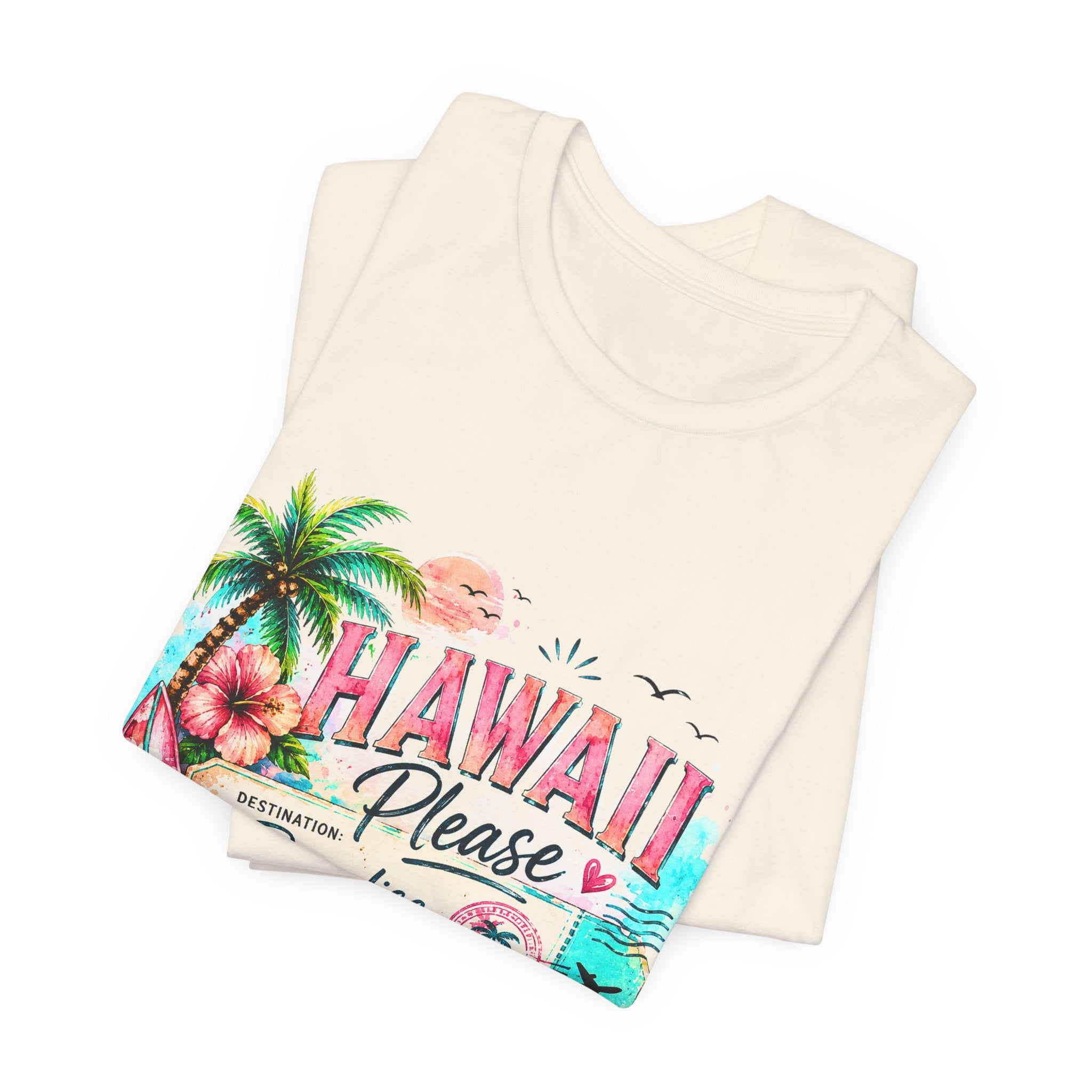Hawaii Please Paradise Vintage Surf T-Shirt