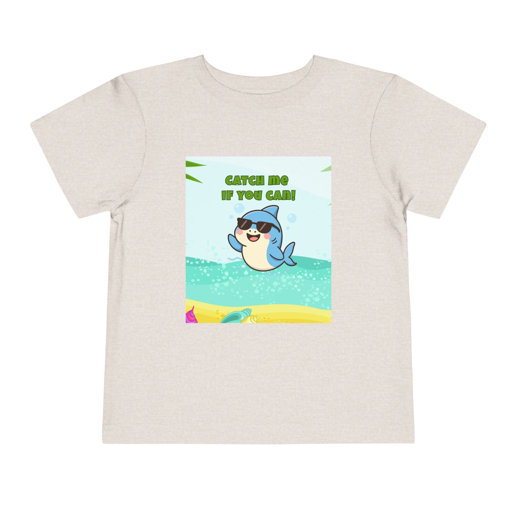 Catch Me If You Can Shark T-Shirt – Cute Toddler Tee, Fun Summer Kids Shirt