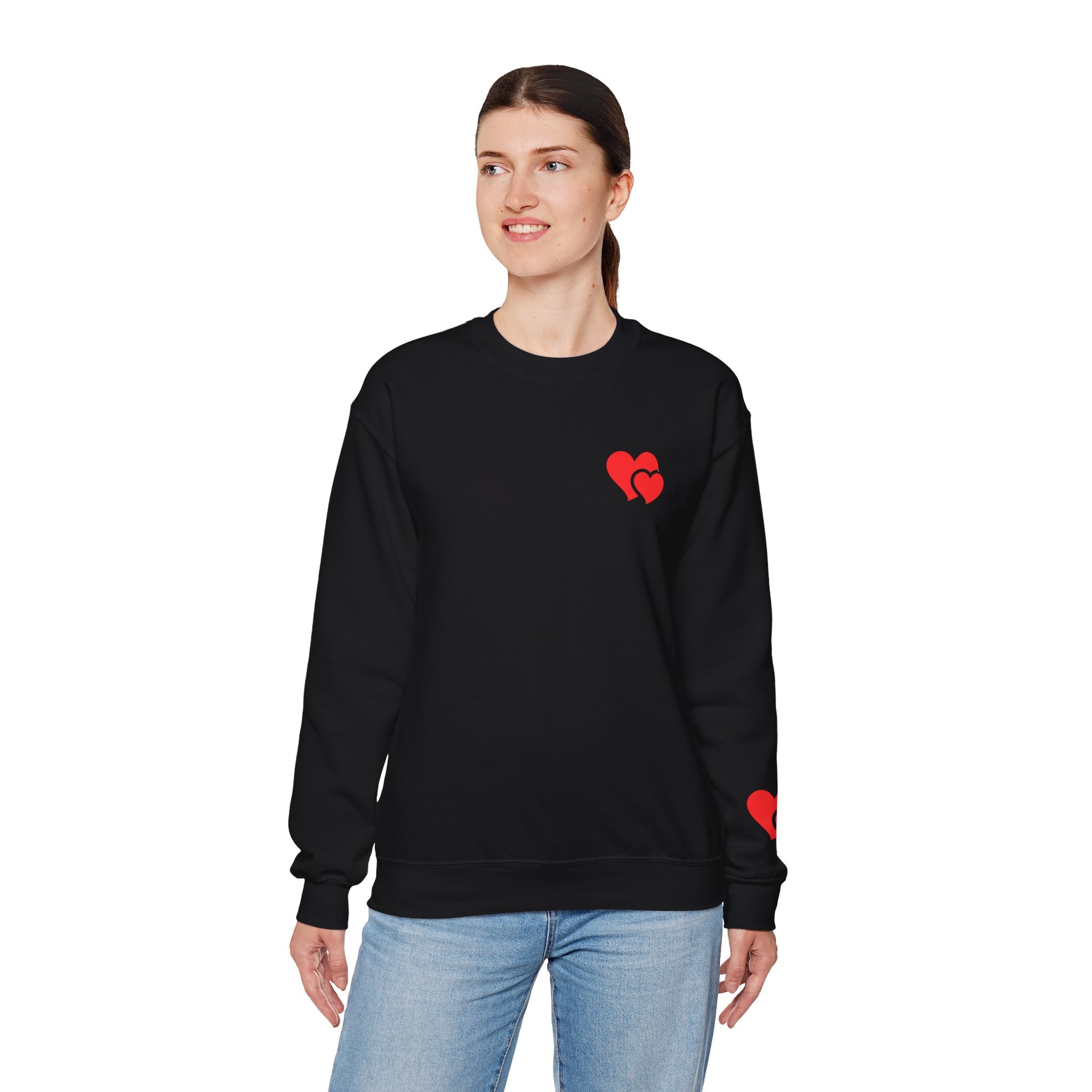Minimal Heart Valentine Sweatshirt | Cozy Romantic Pullover