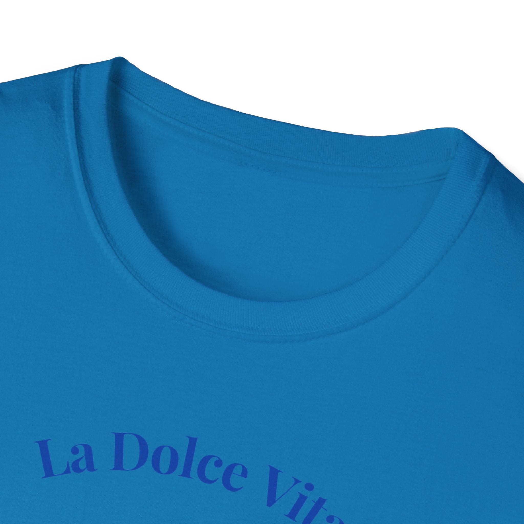 La Dolce Vita Graphic Tee | Floral Lemon & Lavender T-Shirt | Unisex Softstyle.