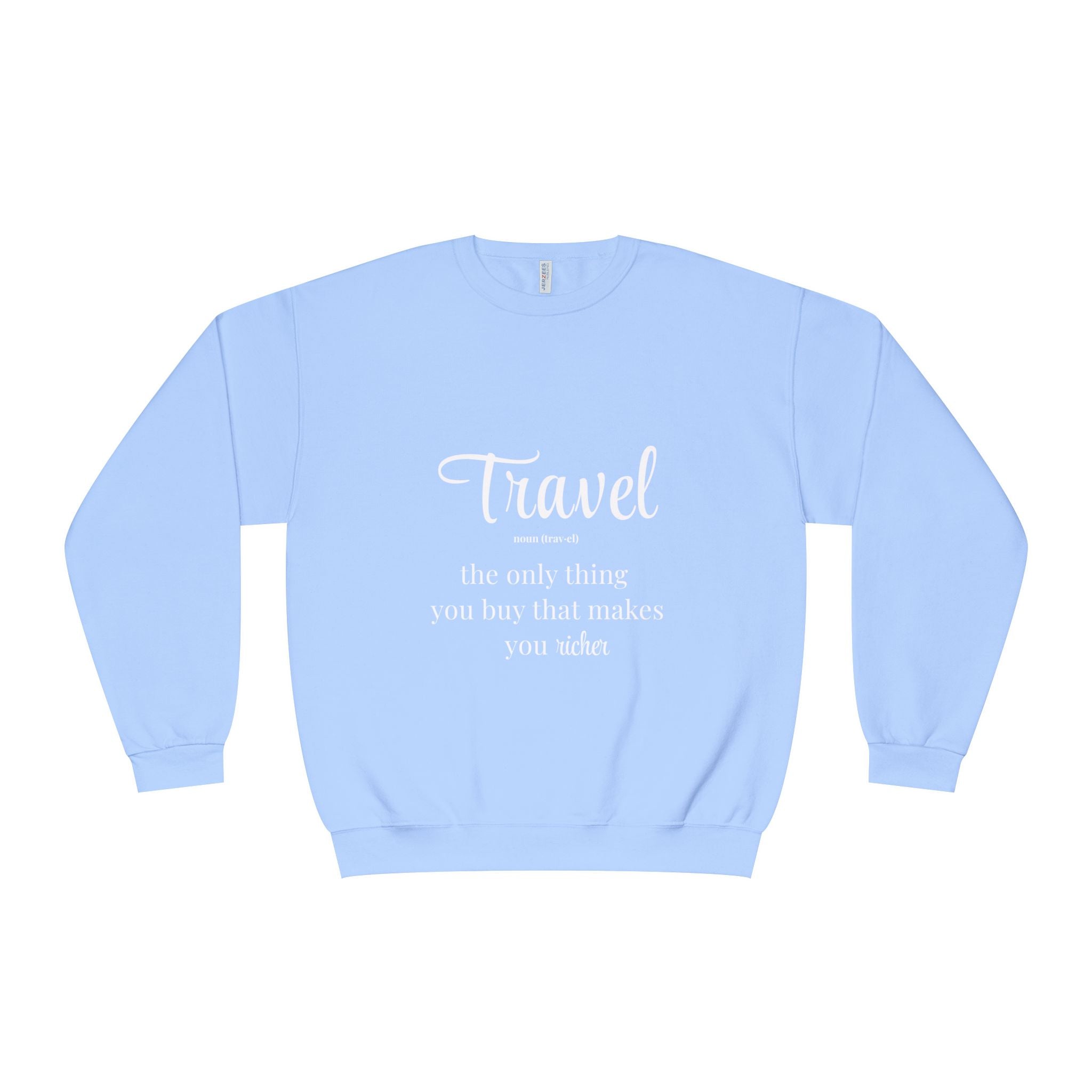 Classic White Crewneck Sweatshirt – Unisex Cozy Pullover