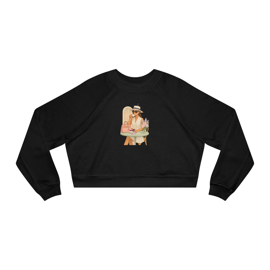 Parisian Fashion Girl Sweatshirt  Elegant French Inspired Cozy Chic Pullover