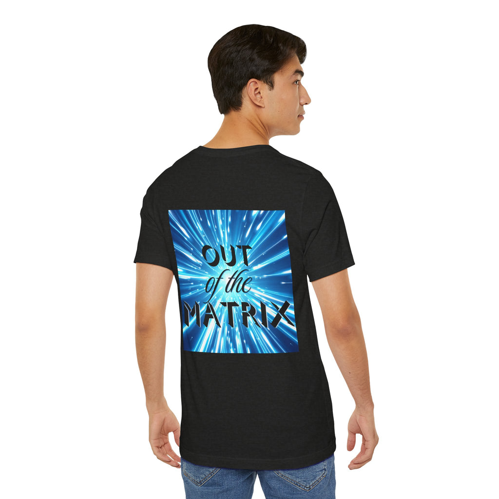 Out of the Matrix – Futuristic Graphic Statement T-Shirt