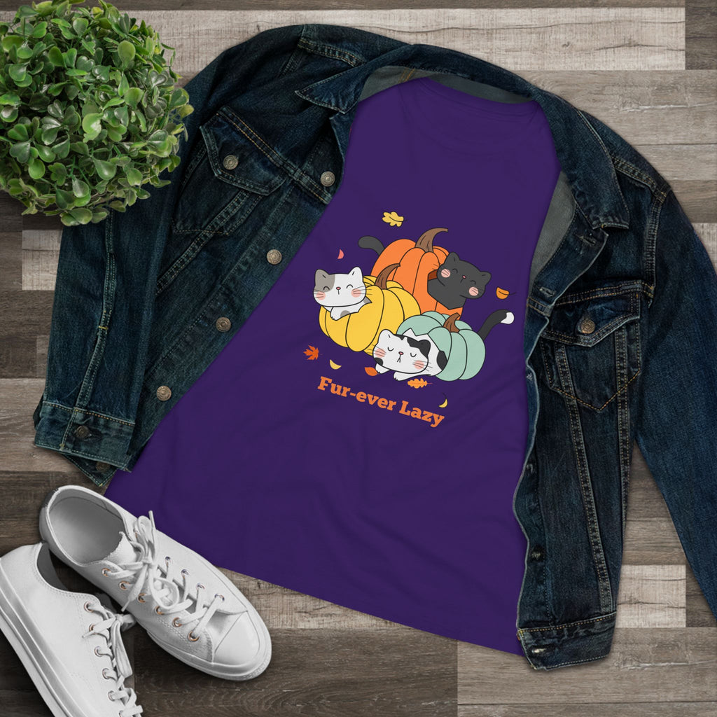 Cute Cat Lovers Tee, Funny Cat Apparel, Gift for Pet Owners, Lazy Cat Shirt, Fall Fashion