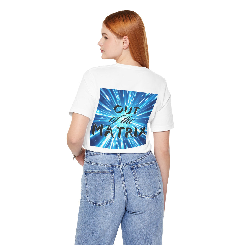 Out of the Matrix – Futuristic Graphic Statement T-Shirt
