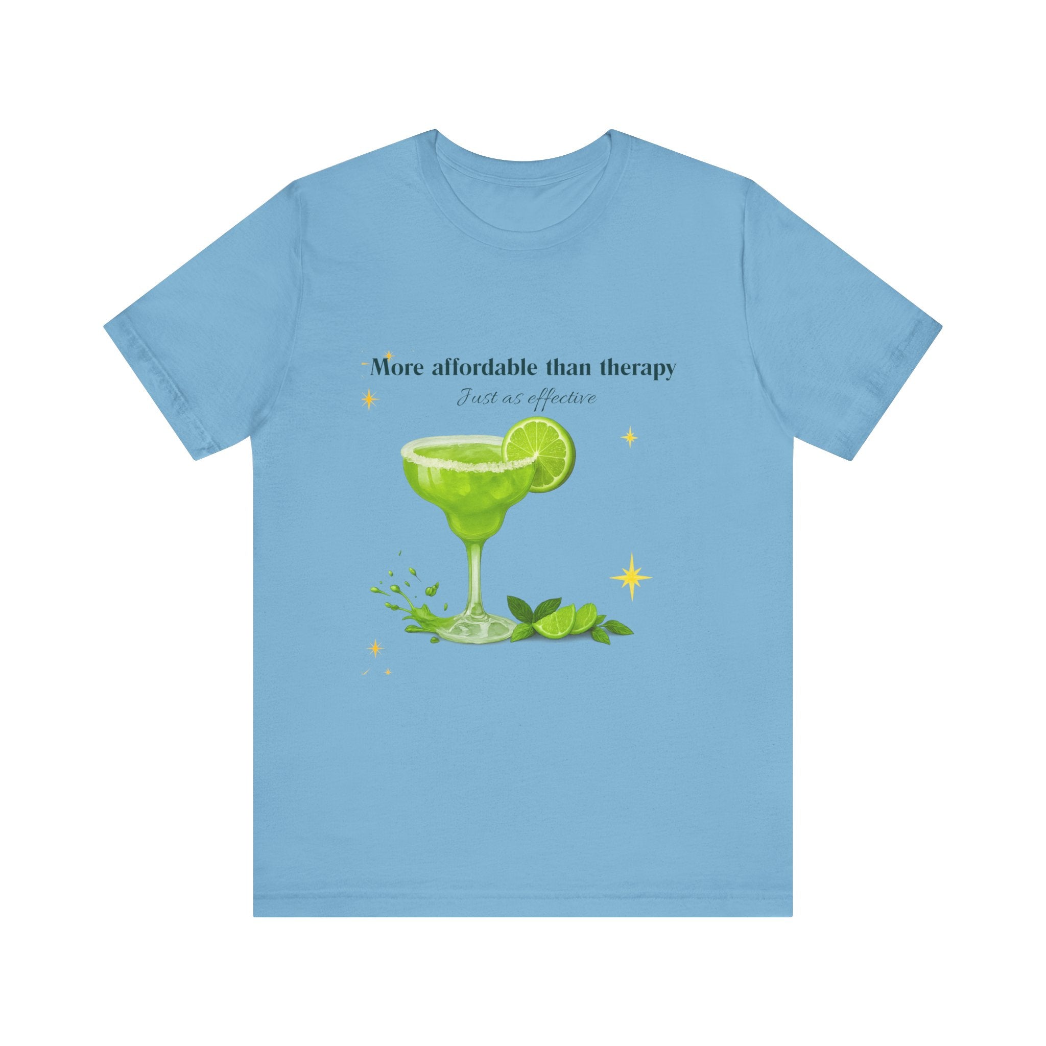 Margarita Therapy T-Shirt – Funny Summer Cocktail Tee, Unisex Humor Shirt for Taco Tuesday, Girls Brunch, or Beach Vibes
