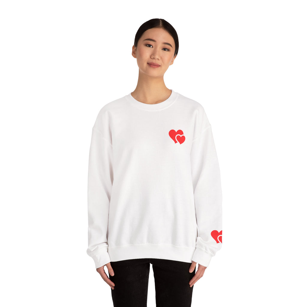 Minimal Heart Valentine Sweatshirt | Cozy Romantic Pullover