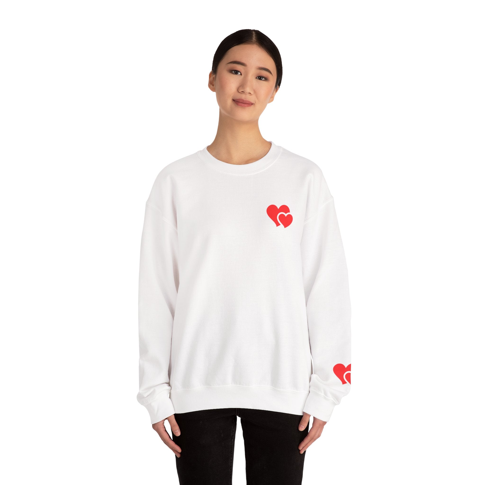 Minimal Heart Valentine Sweatshirt | Cozy Romantic Pullover