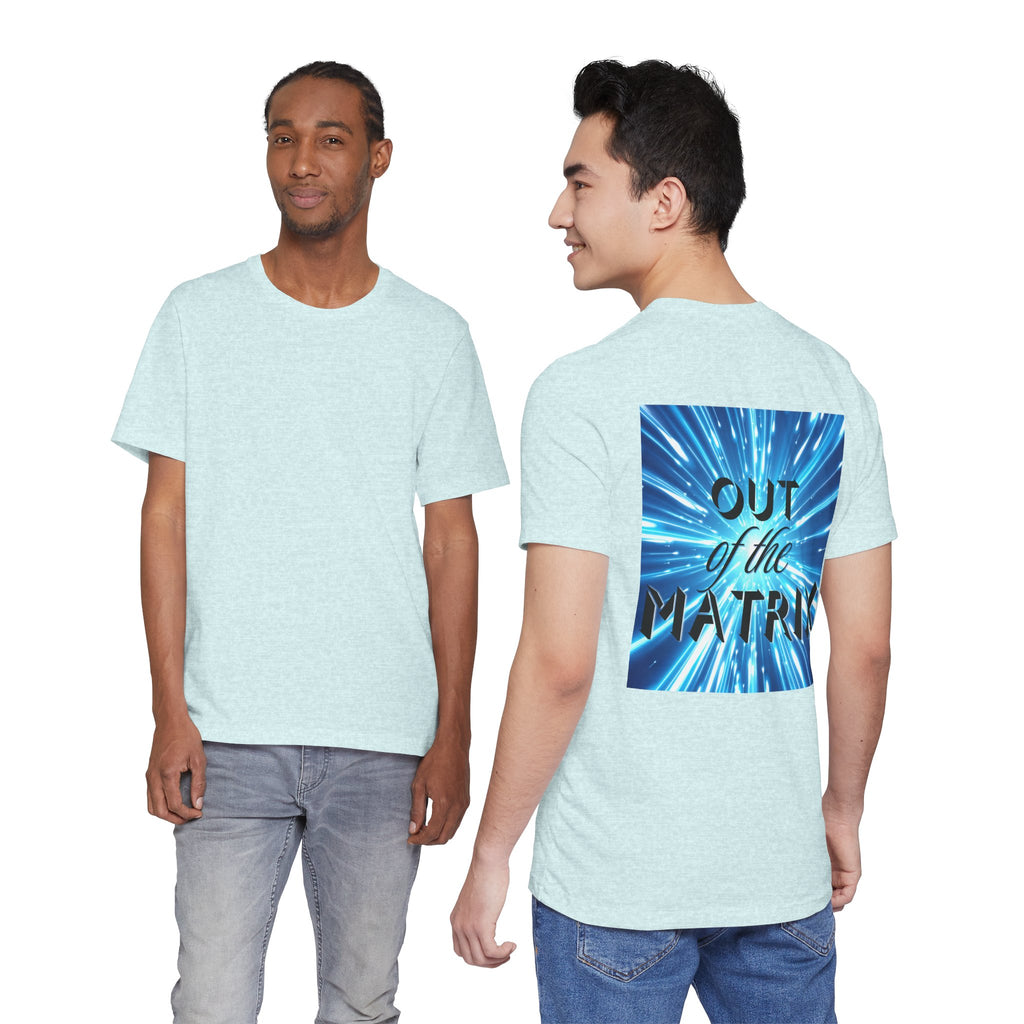 Out of the Matrix – Futuristic Graphic Statement T-Shirt