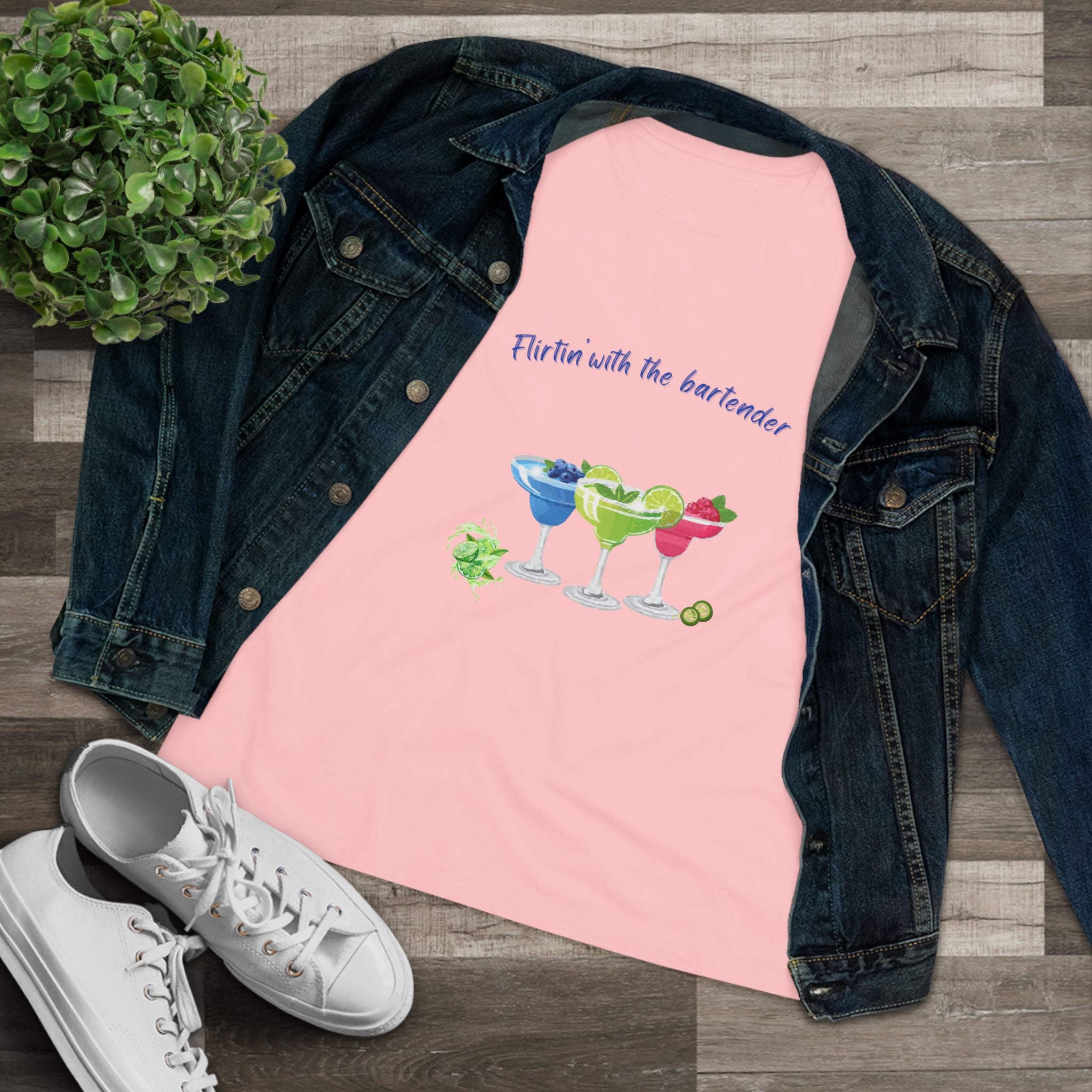 Flirtin with the Bartender | Funny Margarita TShirt