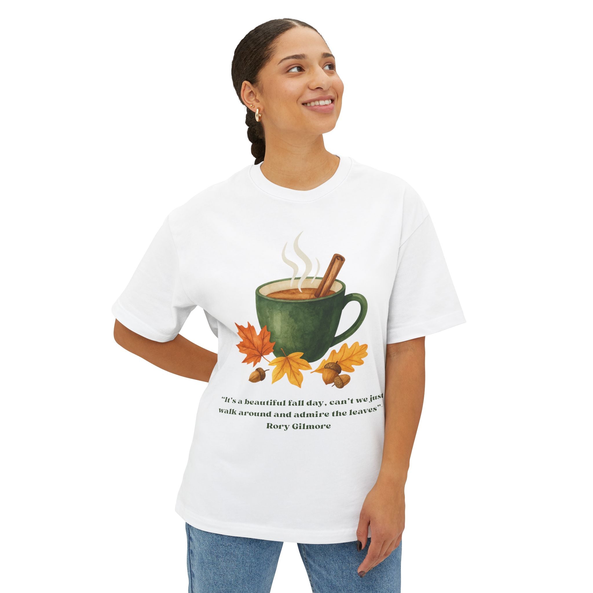 Cozy Fall Vibes Oversized Tee | Unisex Boxy Shirt for Autumn, Pumpkin Spice Lover, Gift for Friends, Casual Coffee Tee, Inspirational [...]