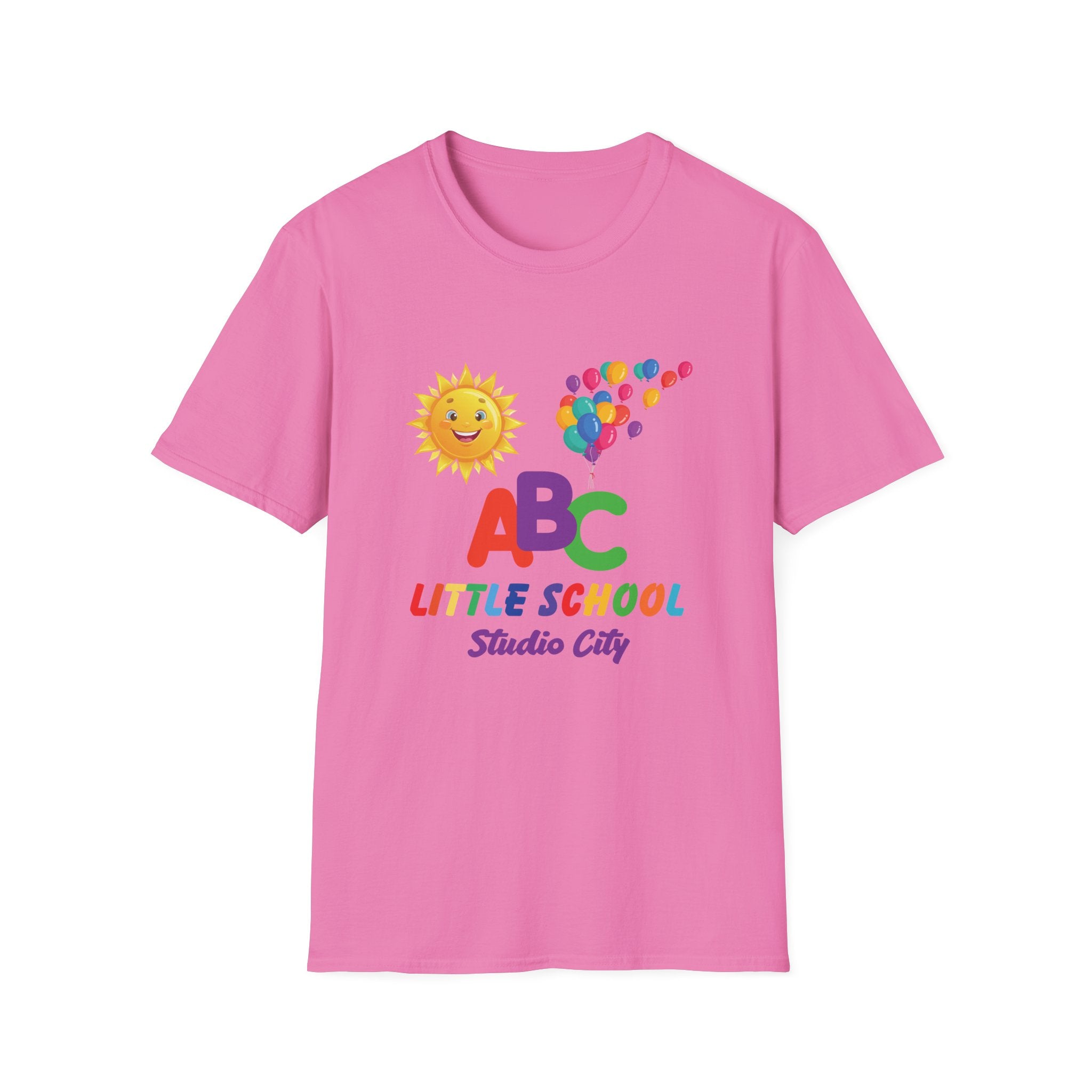 Kids ABC T-Shirt — Little School Sun & Balloons Preschool Tee