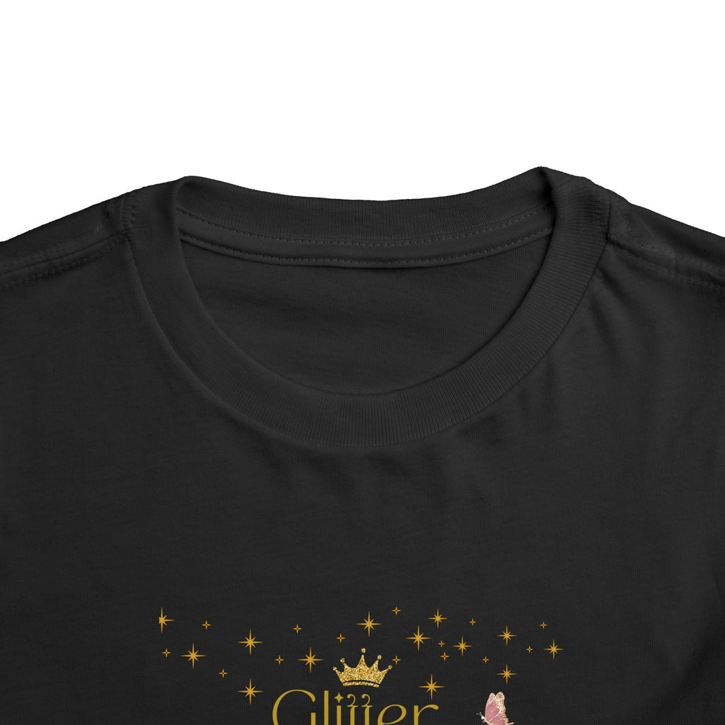 Glitter Is My Favorite Color  Princess T Shirt for Girls Cute Sparkle Tee for Kids