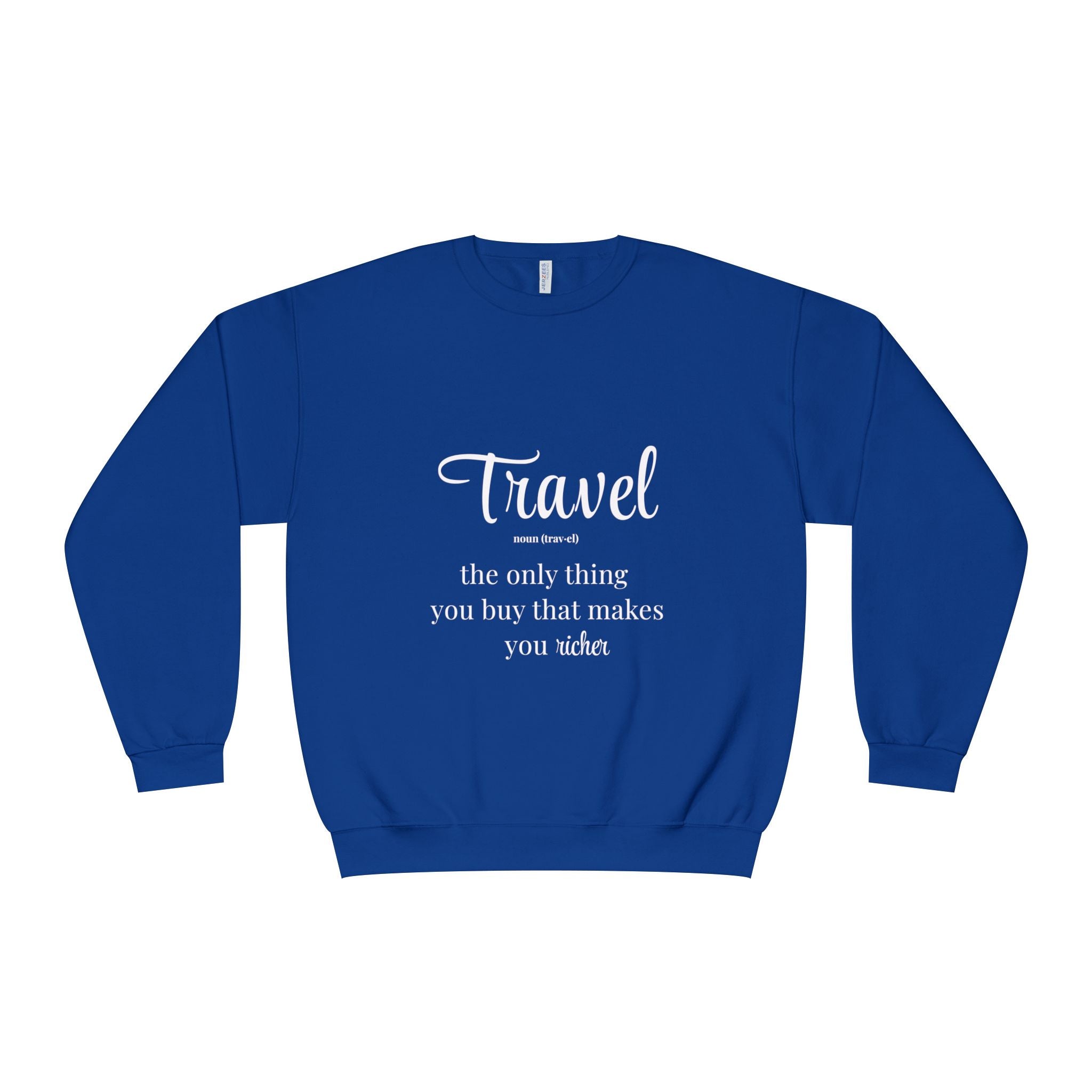 Classic White Crewneck Sweatshirt – Unisex Cozy Pullover