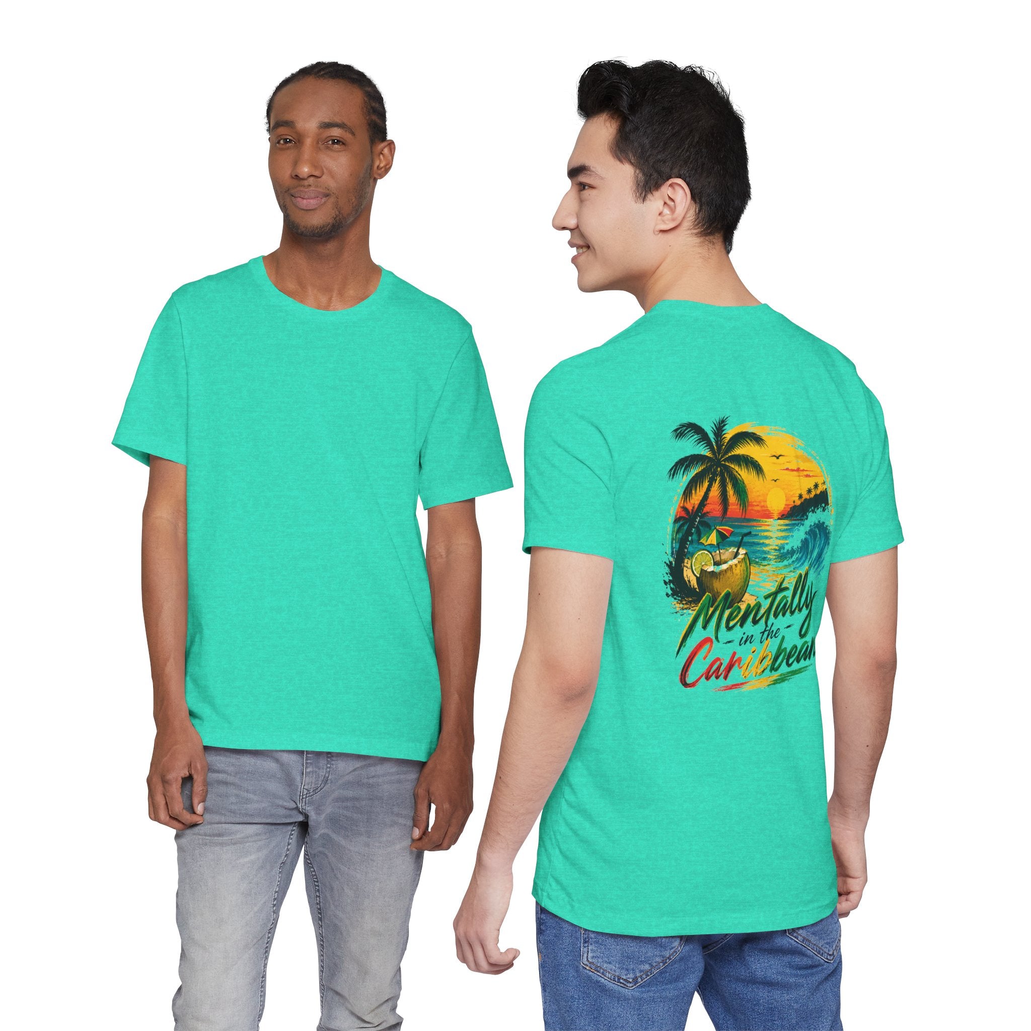 Mentally in the Caribbean | Tropical Vacation Tee