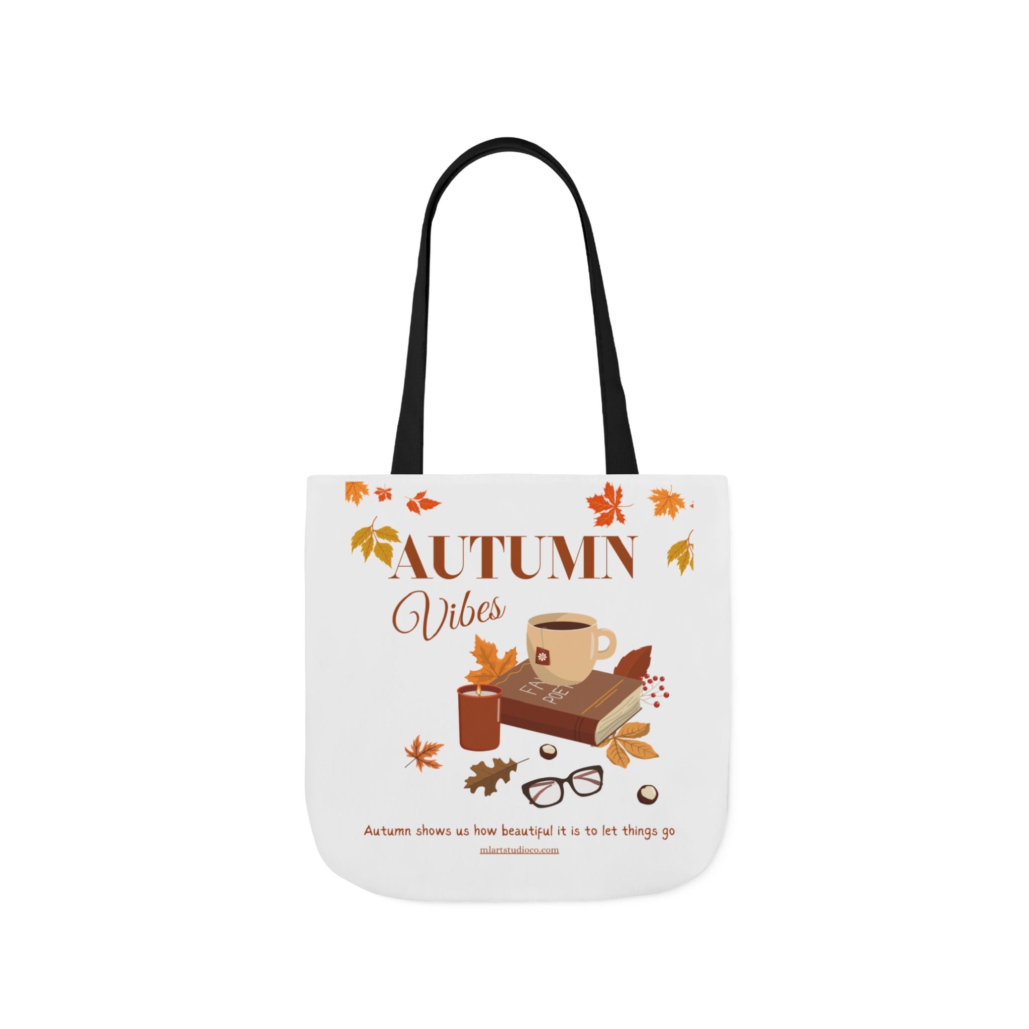 Autumn Vibes Tote Bag – Fall Canvas Shopping Bag, Seasonal Eco-Friendly Gift