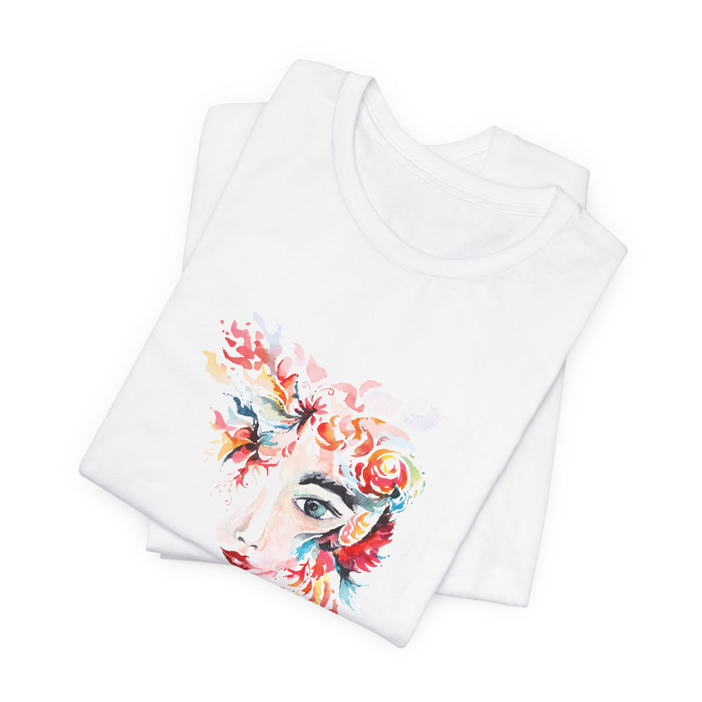 “Ordinary Is Boring” Floral Face Graphic Tee