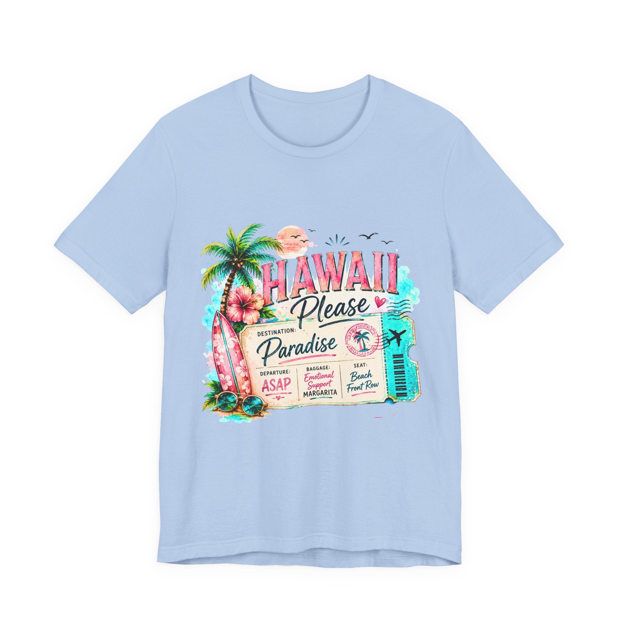 Hawaii Please Paradise Vintage Surf T-Shirt