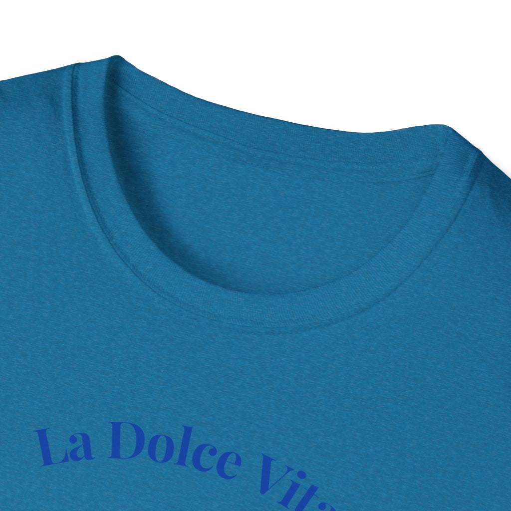 La Dolce Vita Graphic Tee | Floral Lemon & Lavender T-Shirt | Unisex Softstyle.