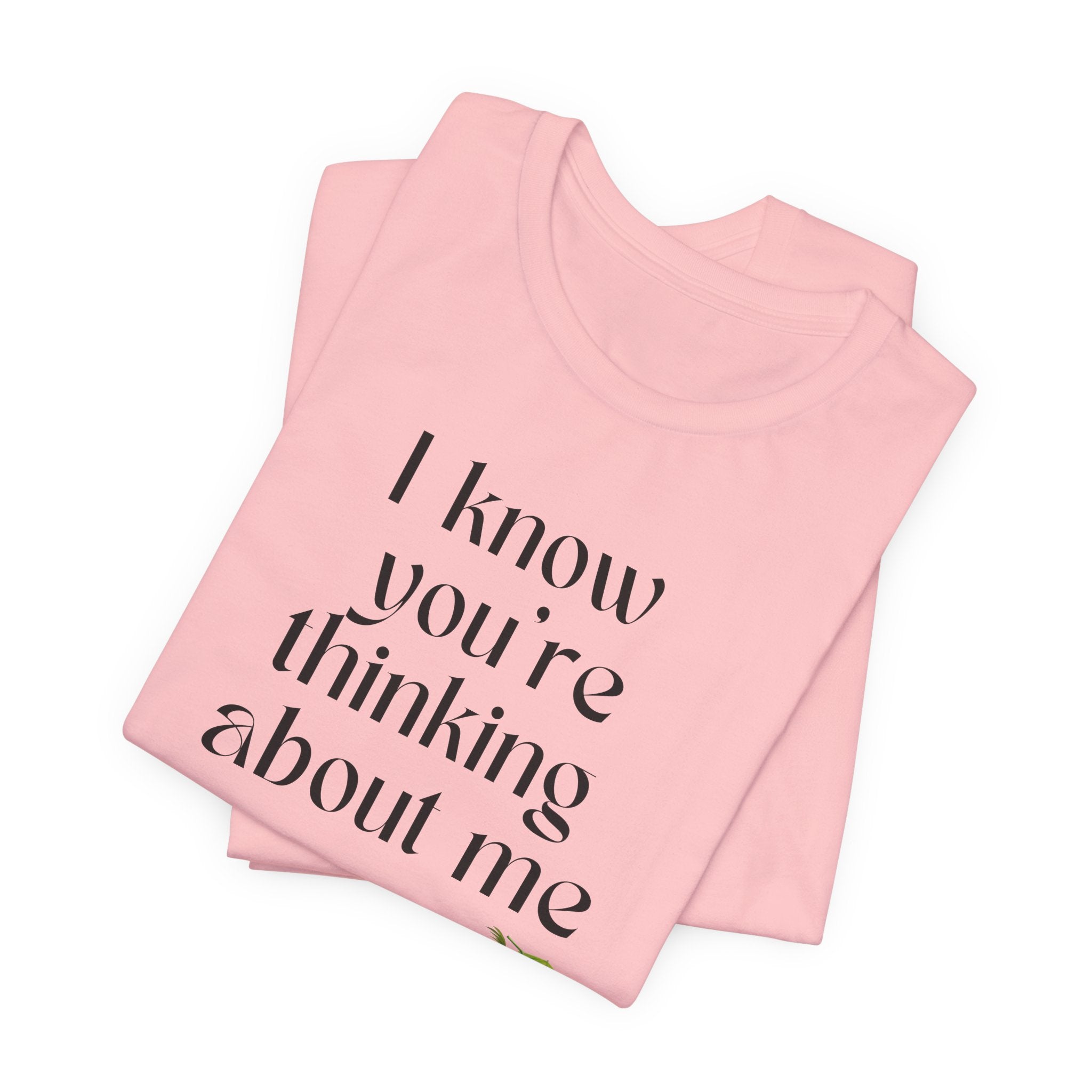 I know you're thinking about me Beach tee | Coconut drink graphic