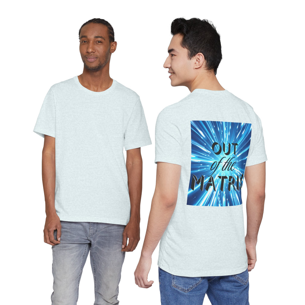 Out of the Matrix – Futuristic Graphic Statement T-Shirt