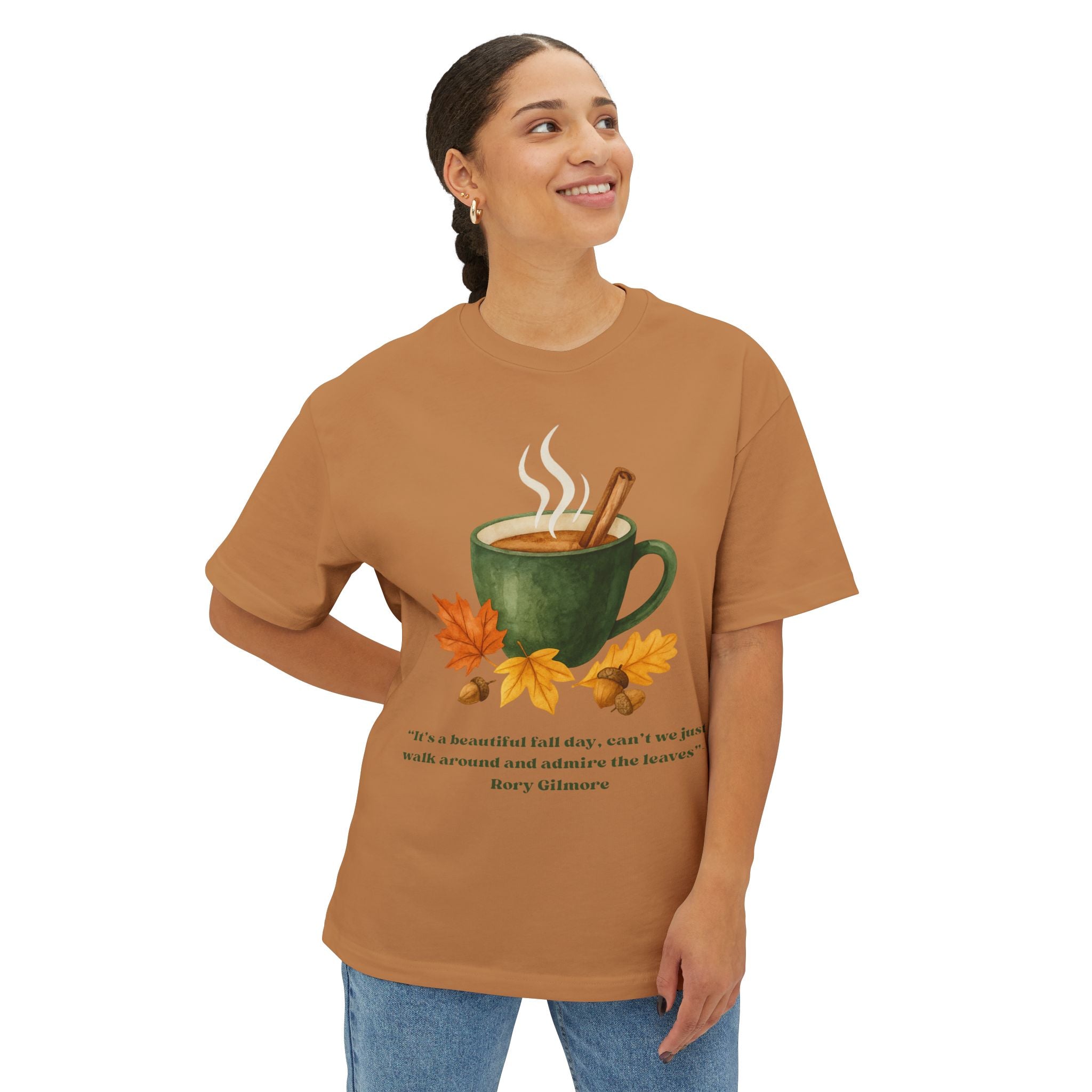 Cozy Fall Vibes Oversized Tee | Unisex Boxy Shirt for Autumn, Pumpkin Spice Lover, Gift for Friends, Casual Coffee Tee, Inspirational [...]