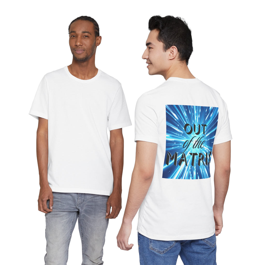 Out of the Matrix – Futuristic Graphic Statement T-Shirt