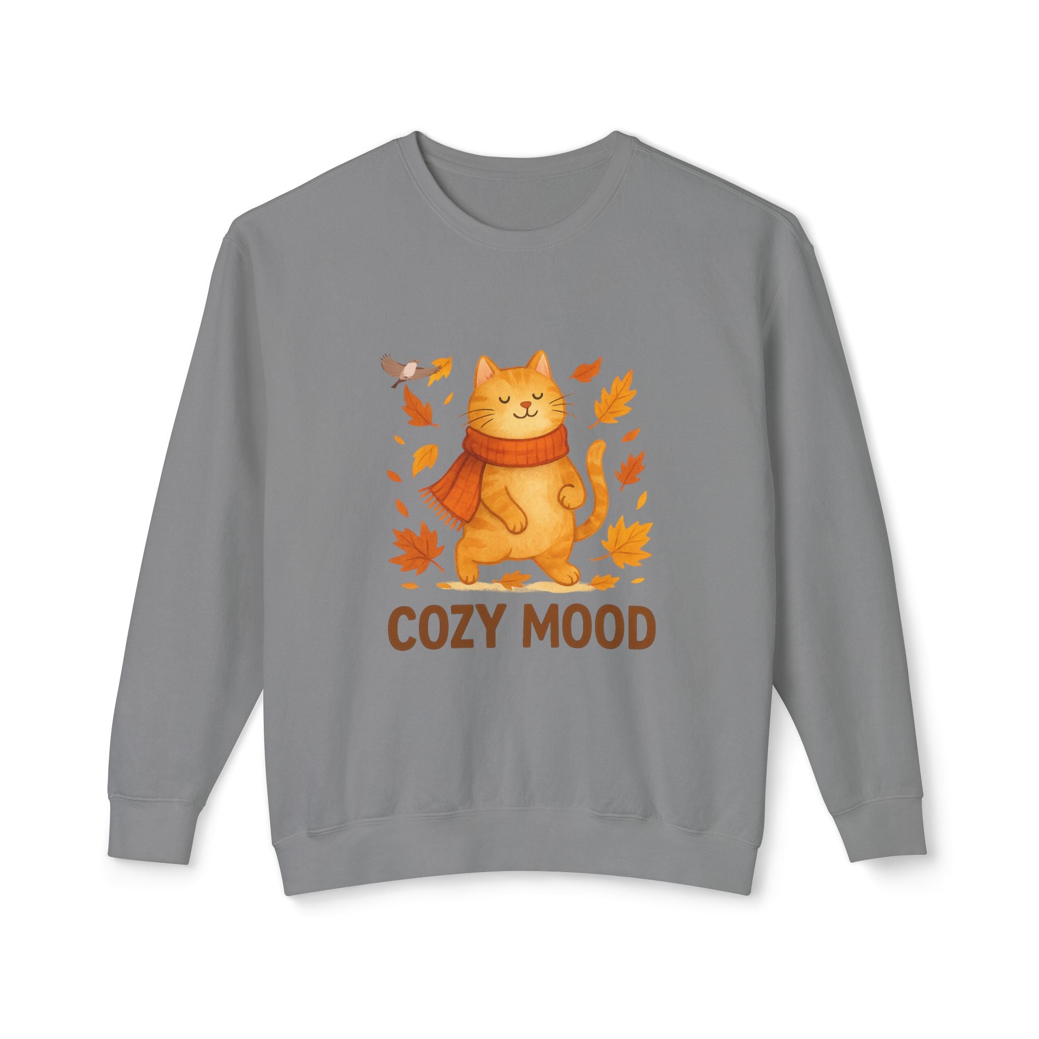 Cozy Cat Lover Crewneck Sweatshirt – Unisex Fall Pullover, Casual Wear & Gift Idea