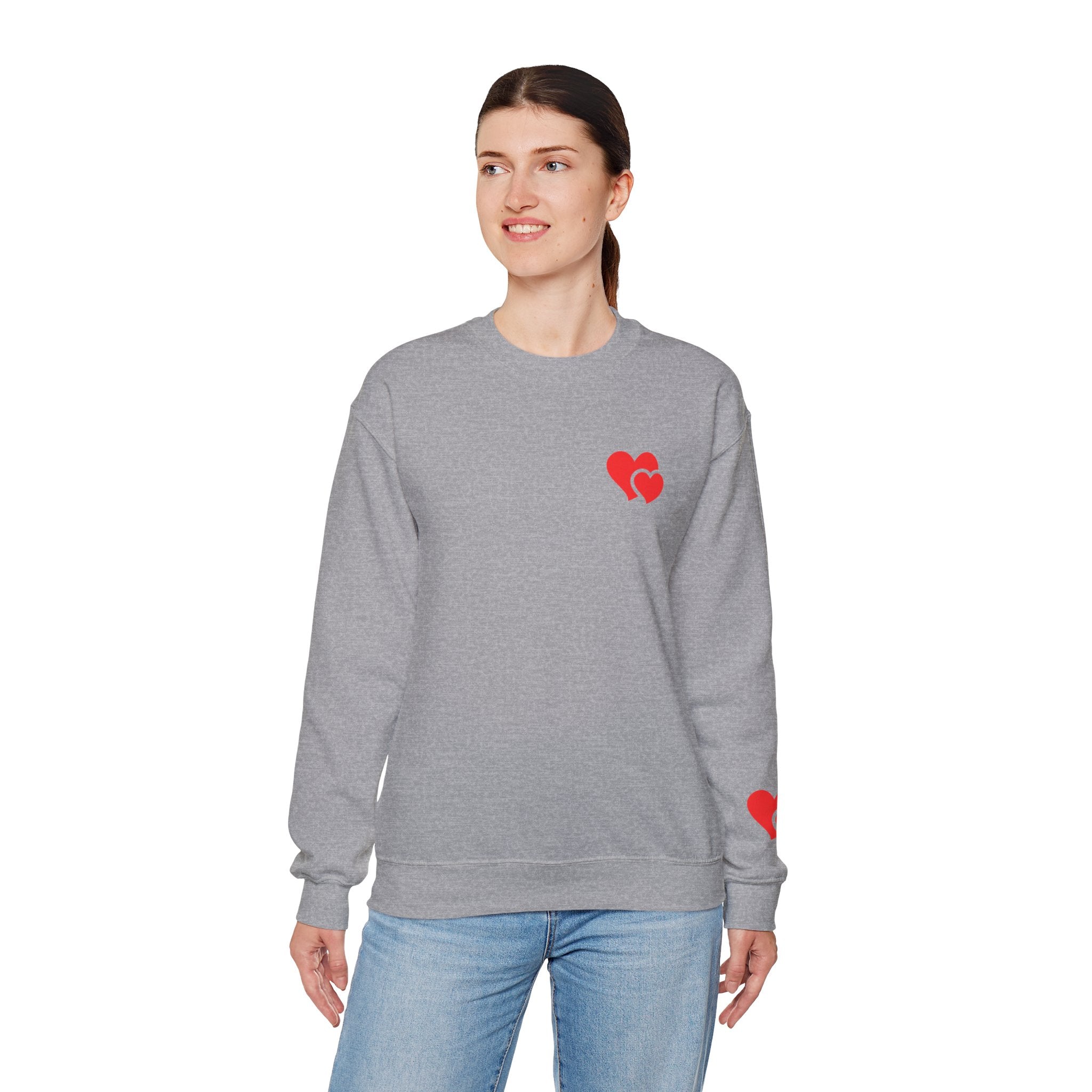 Minimal Heart Valentine Sweatshirt | Cozy Romantic Pullover