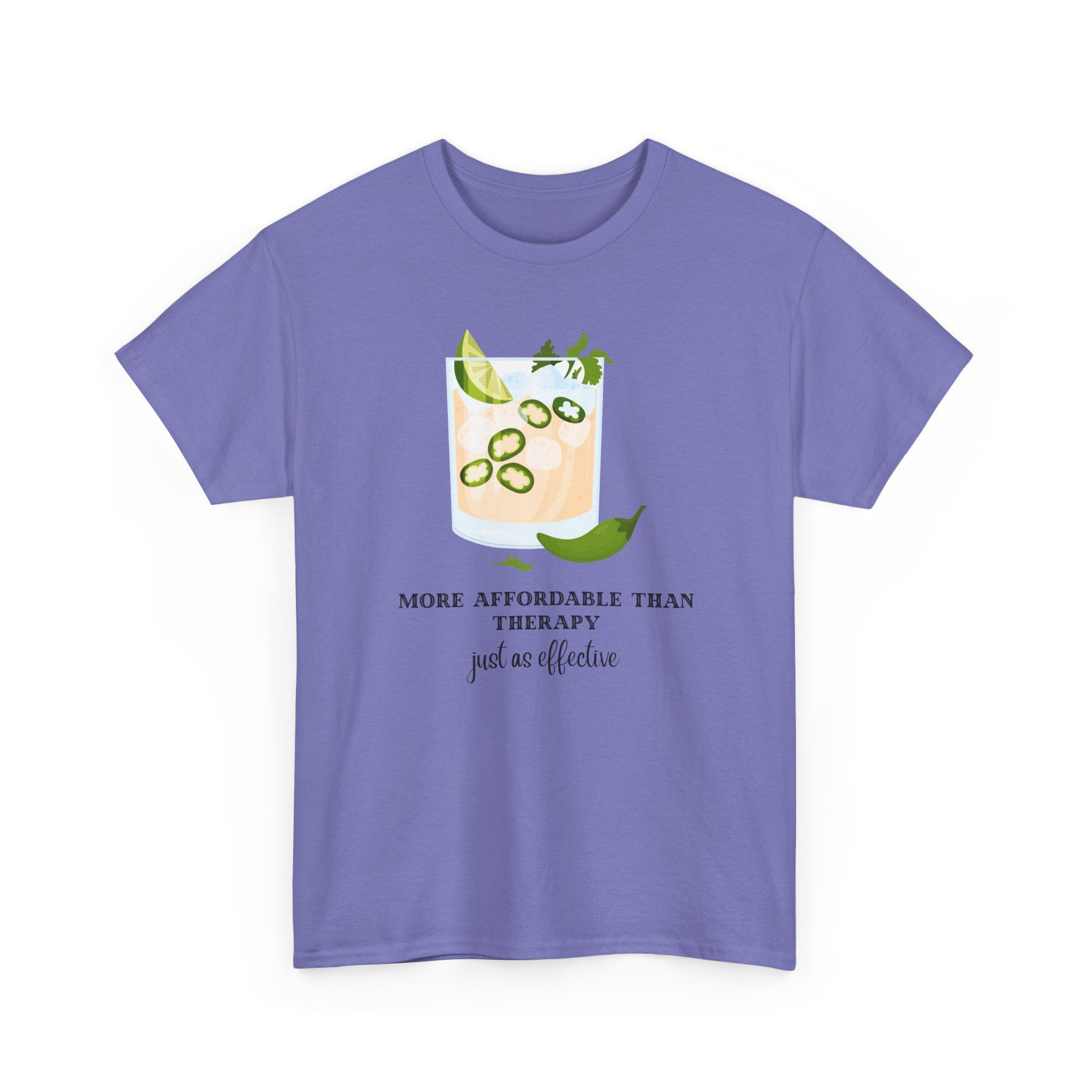 Funny Margarita Tee | More Affordable Than Therapy Just as Effective | Unisex Cotton Shirt