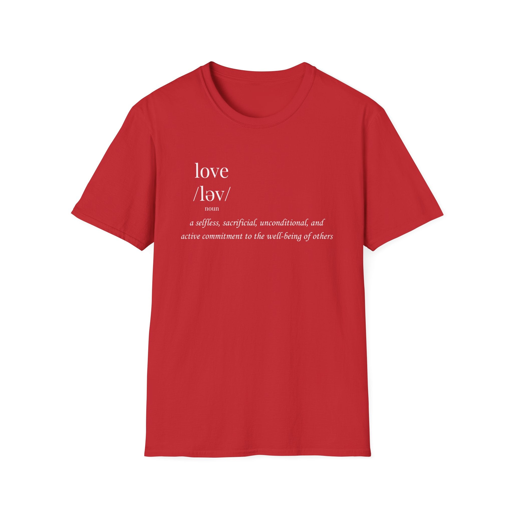 Love Definition T-Shirt | Meaningful Minimalist Graphic Tee