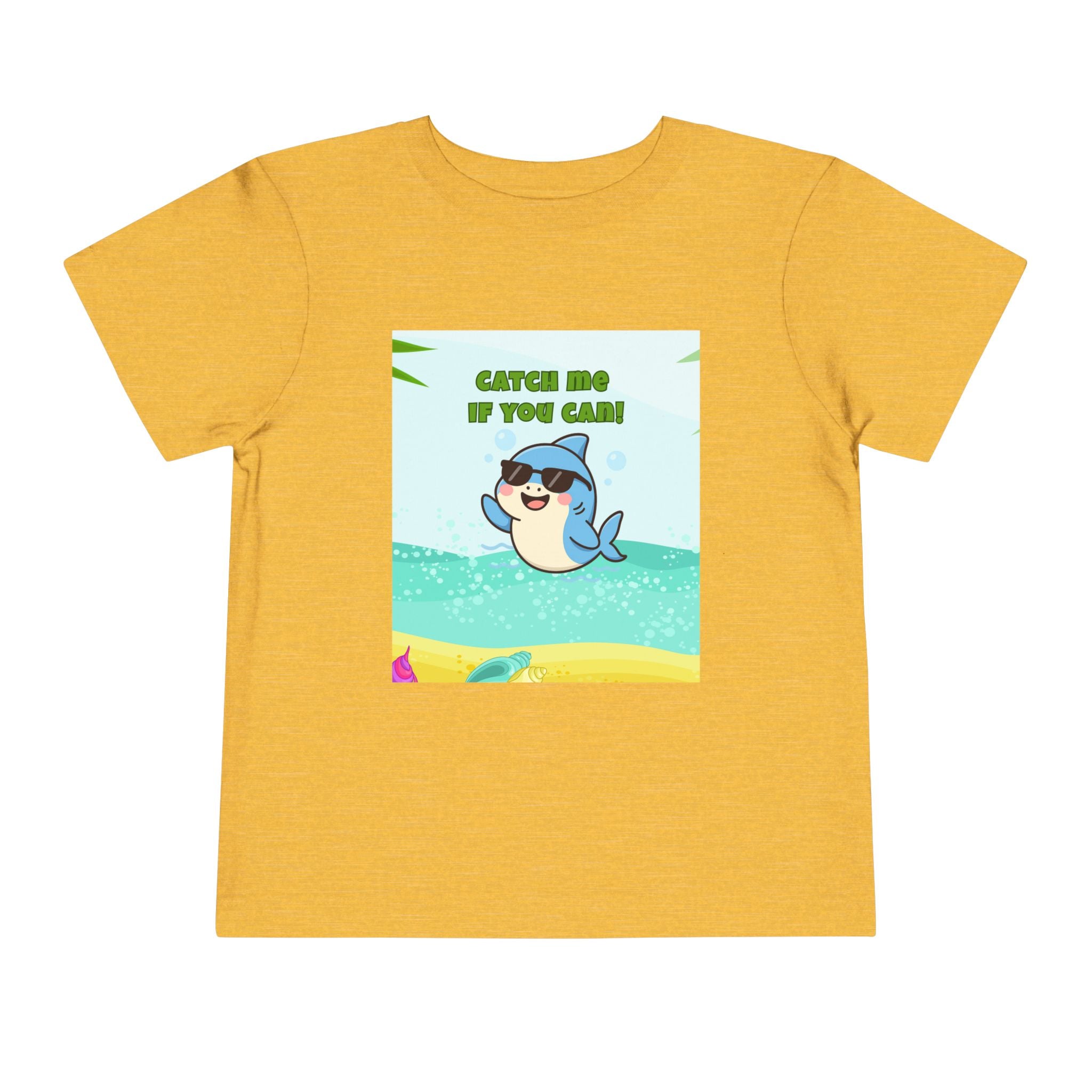 Catch Me If You Can Shark T-Shirt – Cute Toddler Tee, Fun Summer Kids Shirt