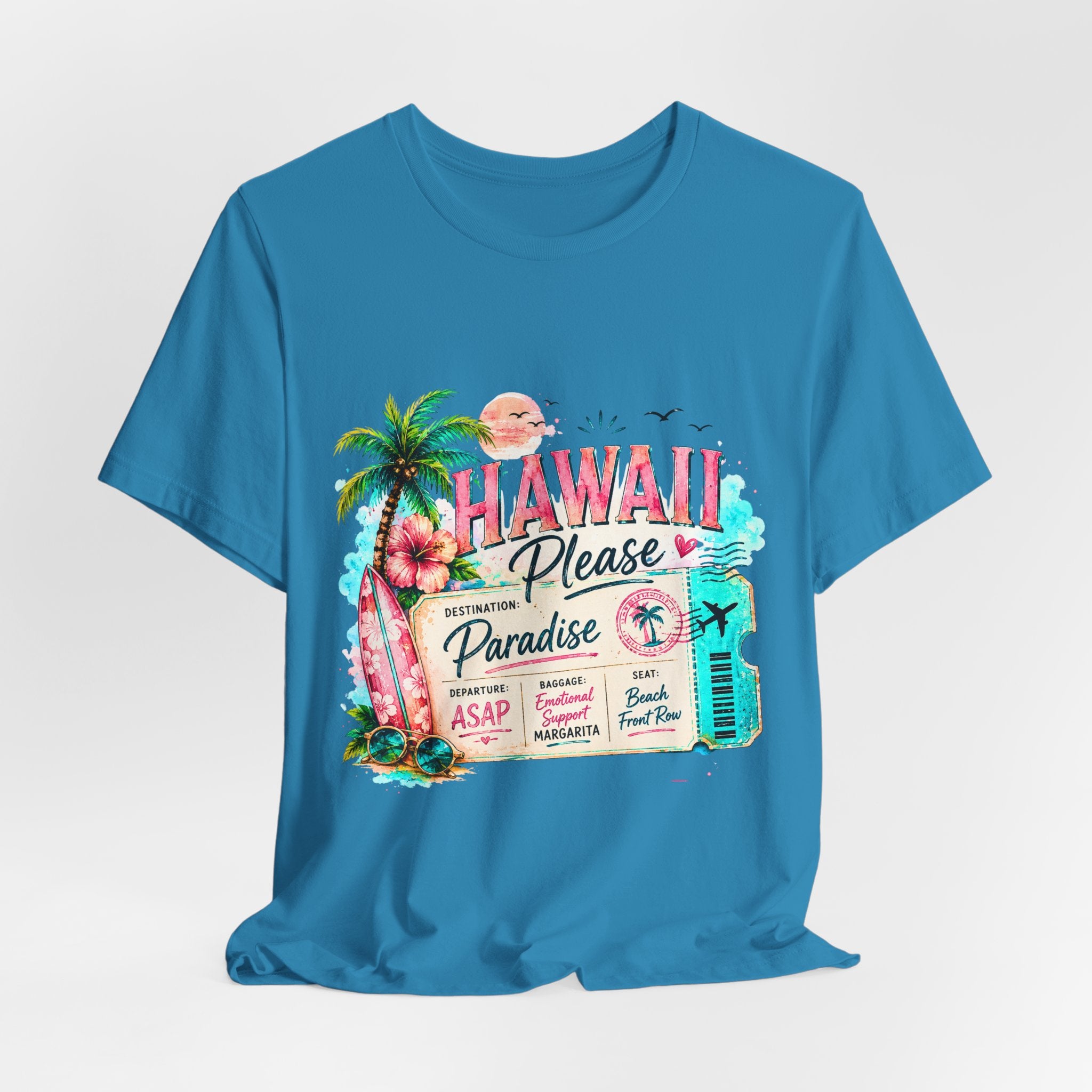 Hawaii Please Paradise Vintage Surf T-Shirt