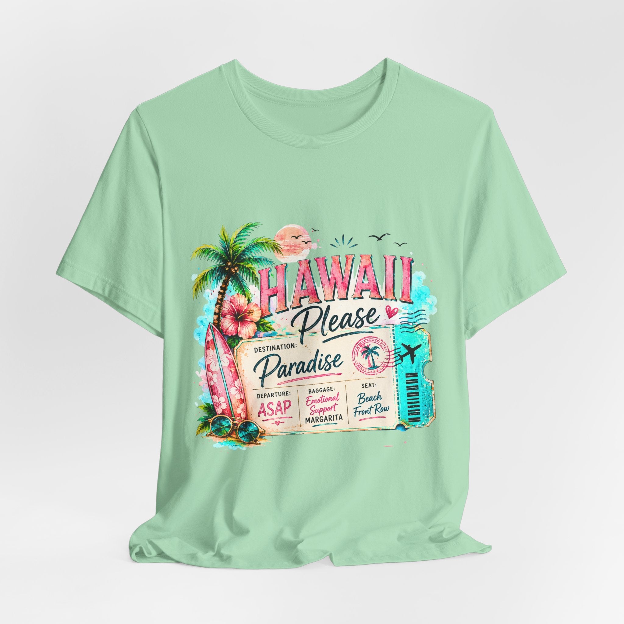 Hawaii Please Paradise Vintage Surf T-Shirt