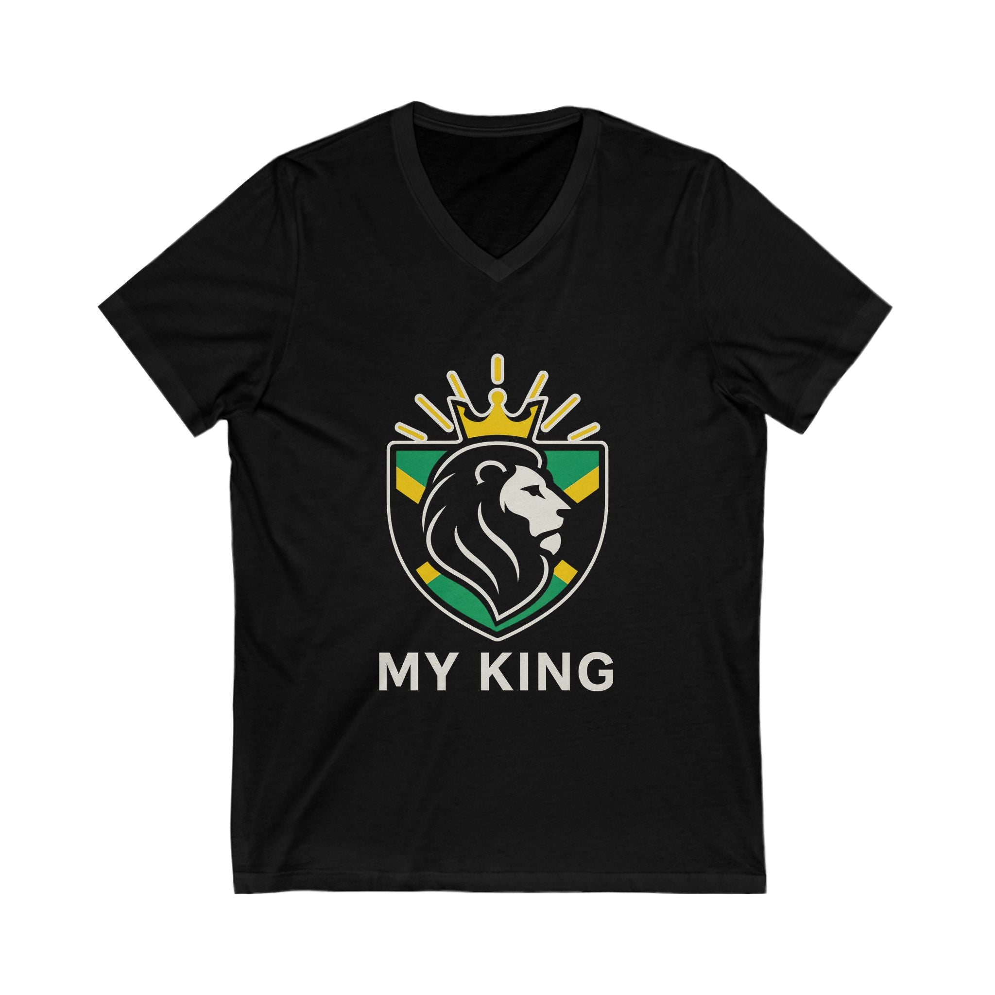 My King V-Neck Tee | Unisex Shirt for Dads, Father’s Day Gift, Birthday Apparel, Men's Fashion, Casual Wear
