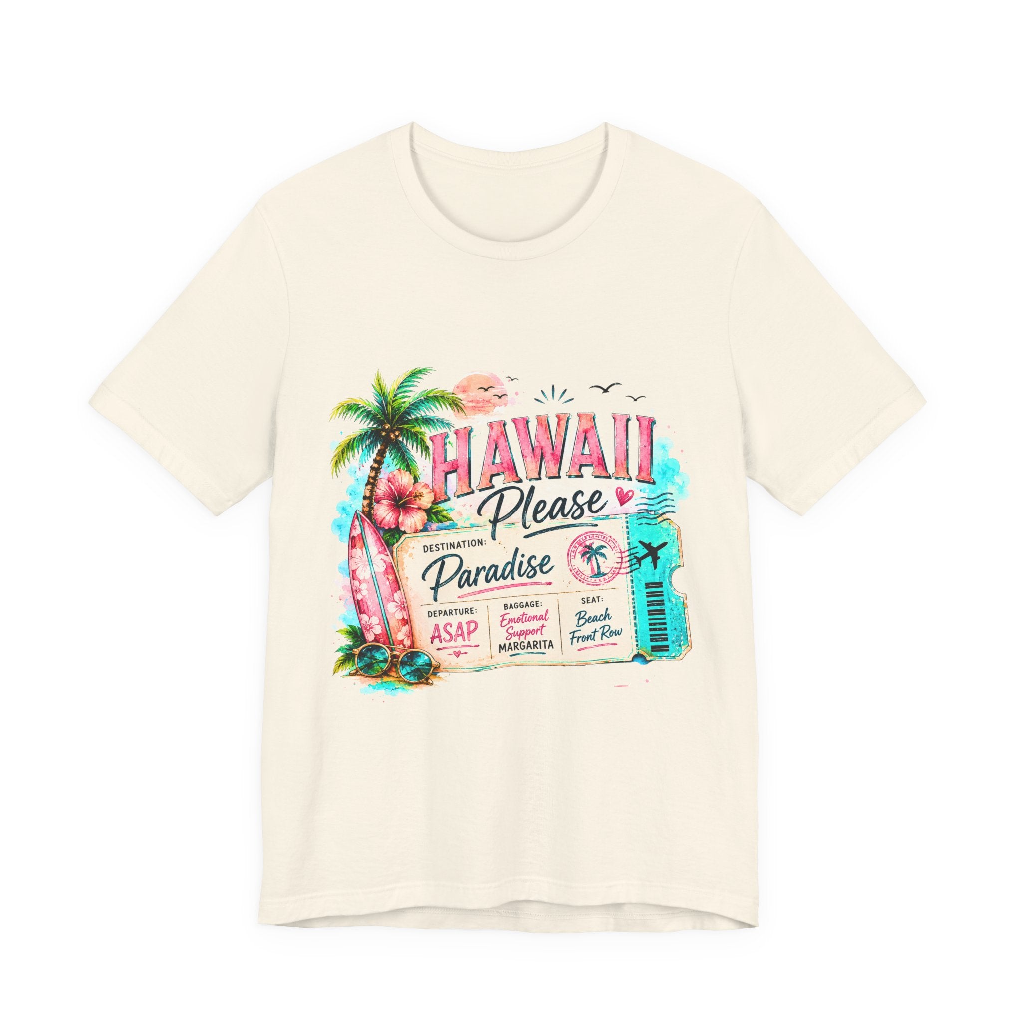 Hawaii Please Paradise Vintage Surf T-Shirt
